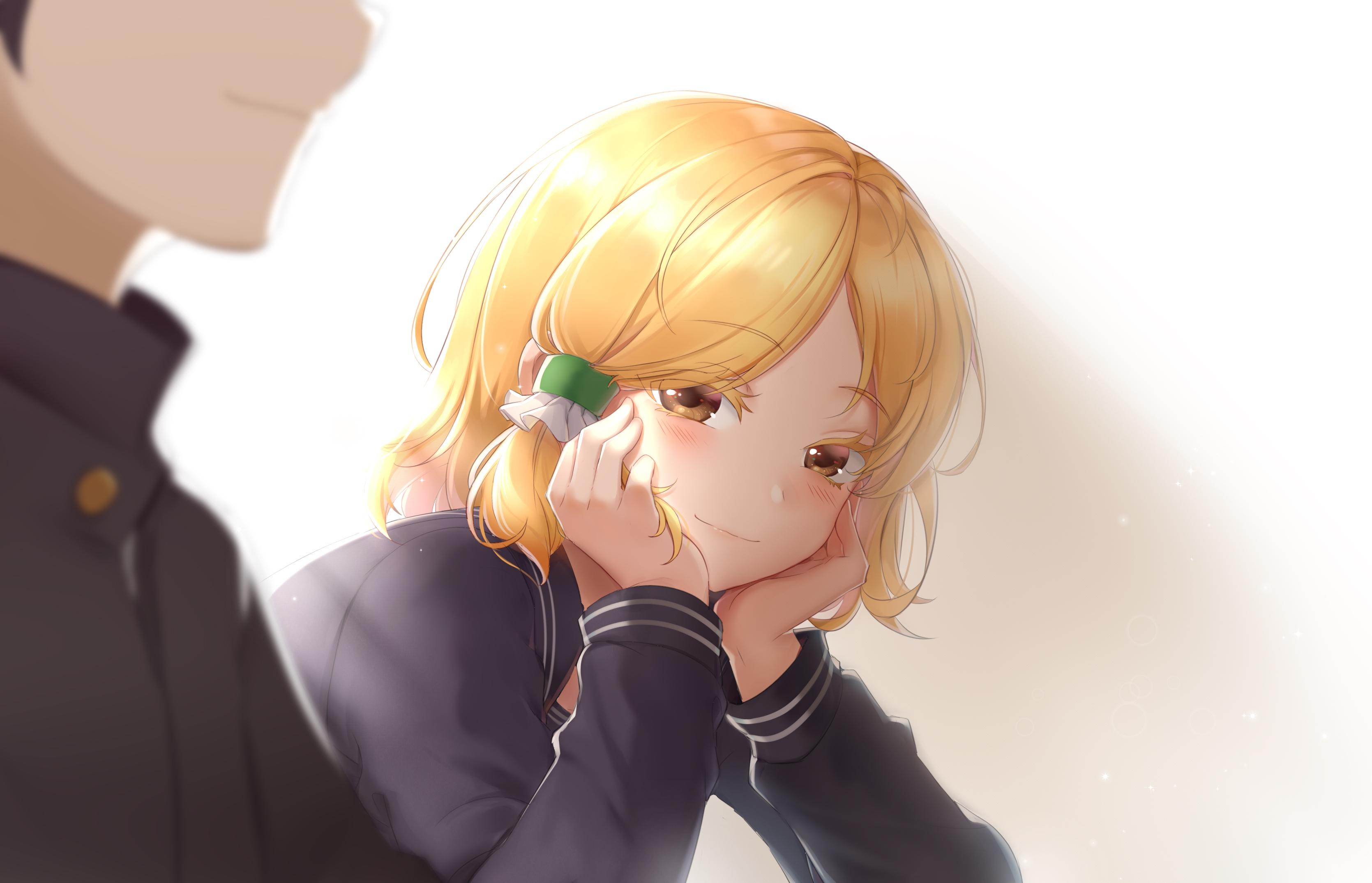 3339x2150 Download 3339x2150 Hidaka Koharu, High Score Girl, Love Is In The Air, Romantic, Cute, Blonde Wallpaper
