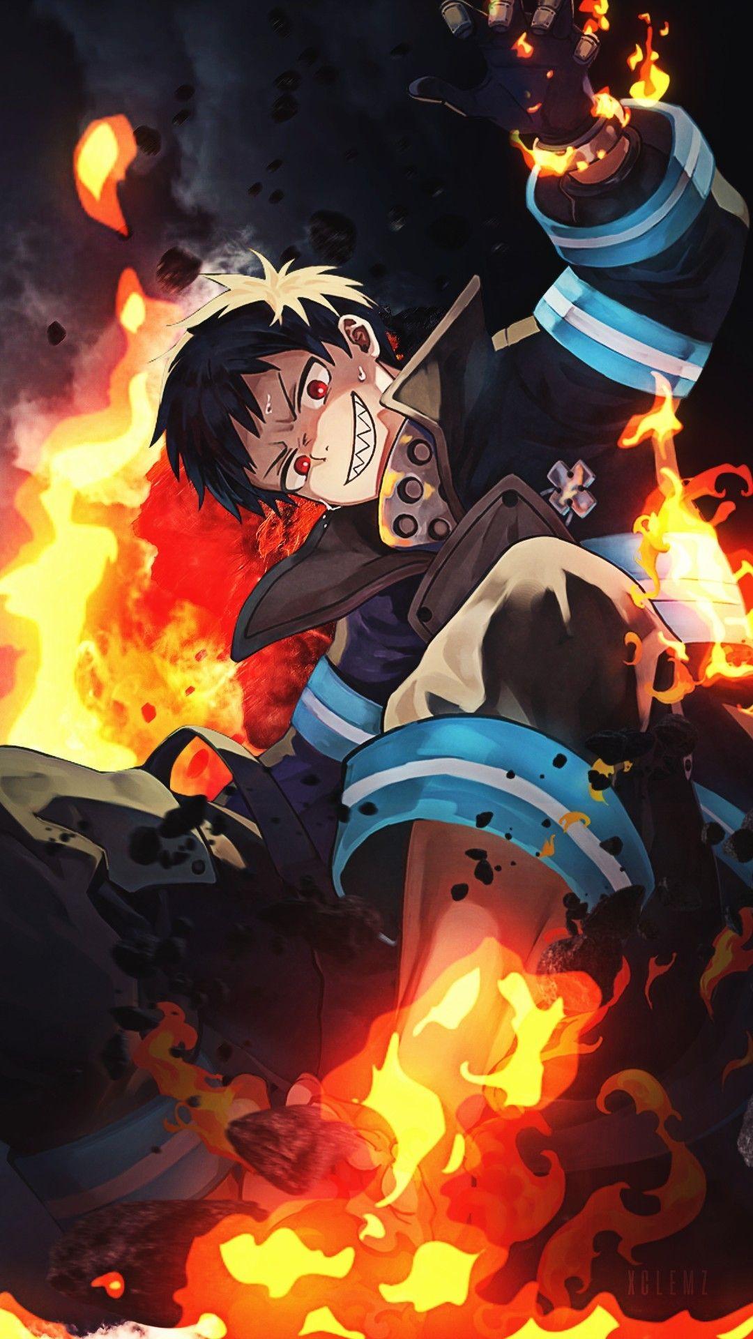 Shinra Kusakabe Fire Force Anime HD 4K Wallpaper 8472