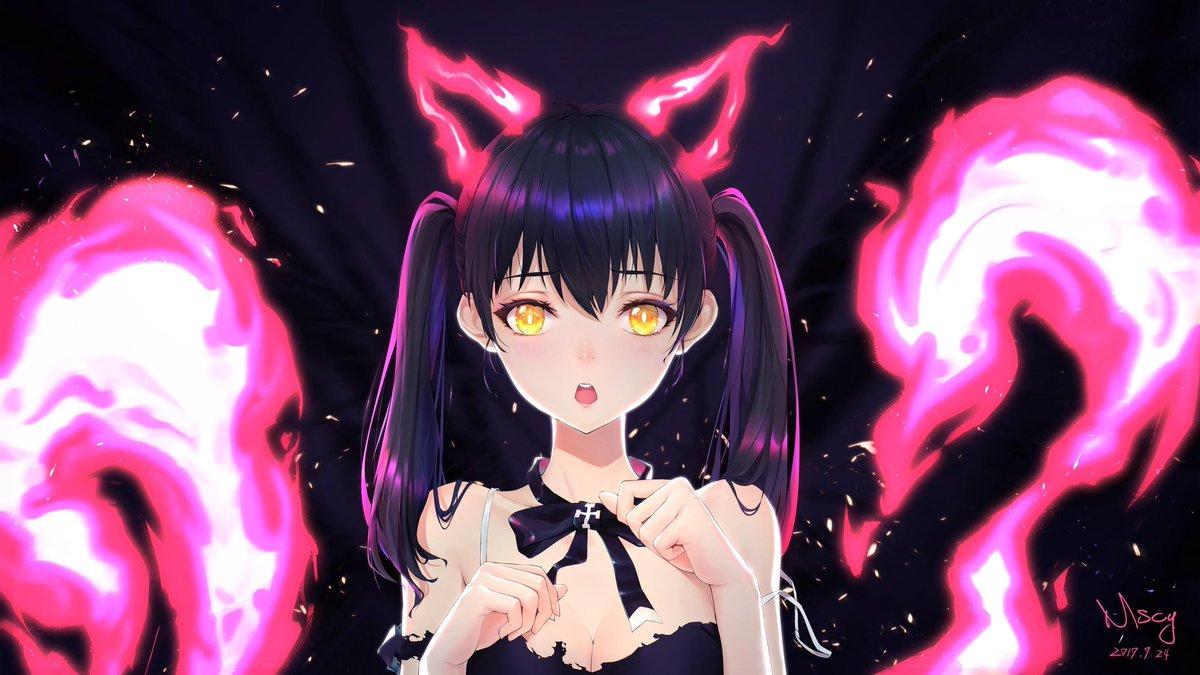 1200x675 Kitsui (commisions open) - Daily Dose of Anime Wallpaper Day Anime: Fire Force Character in focus: Tamaki Kotatsu #anime #manga #Anitwitter #FireForce #Tamaki #anitwit #wallpaper #DDoAW