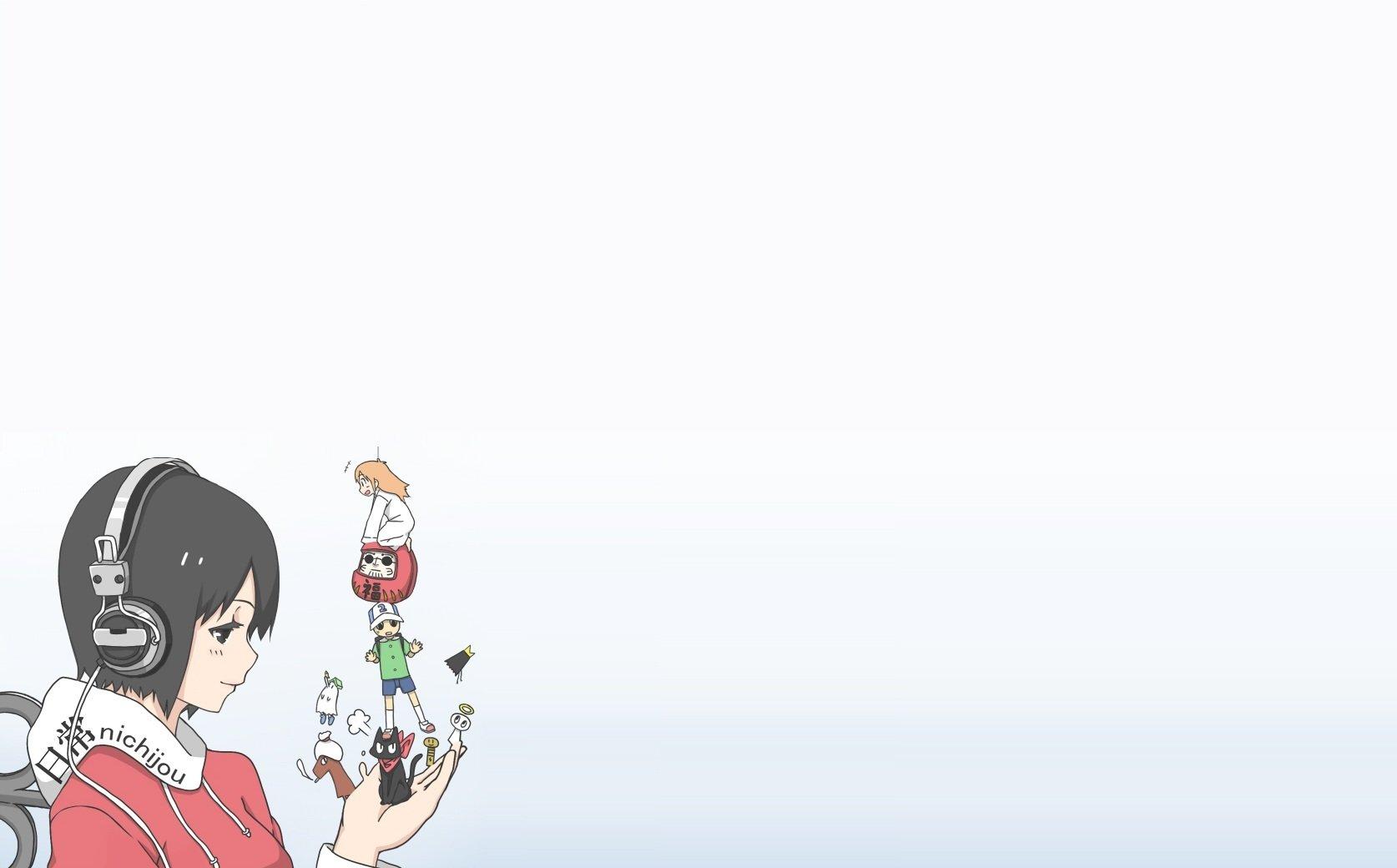 1674x1040 Simple Anime Wallpaper