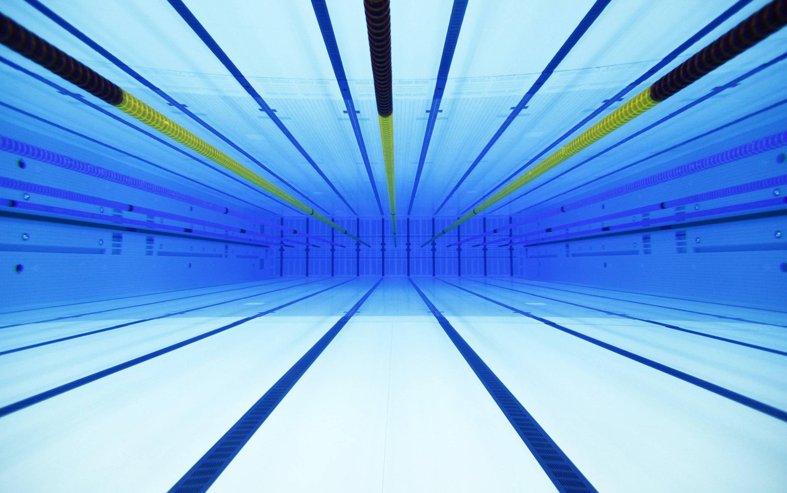 3000x1879 An underwater view of the London Olympic swimming pool. Olympic swimming, Olympic venues, Swimming