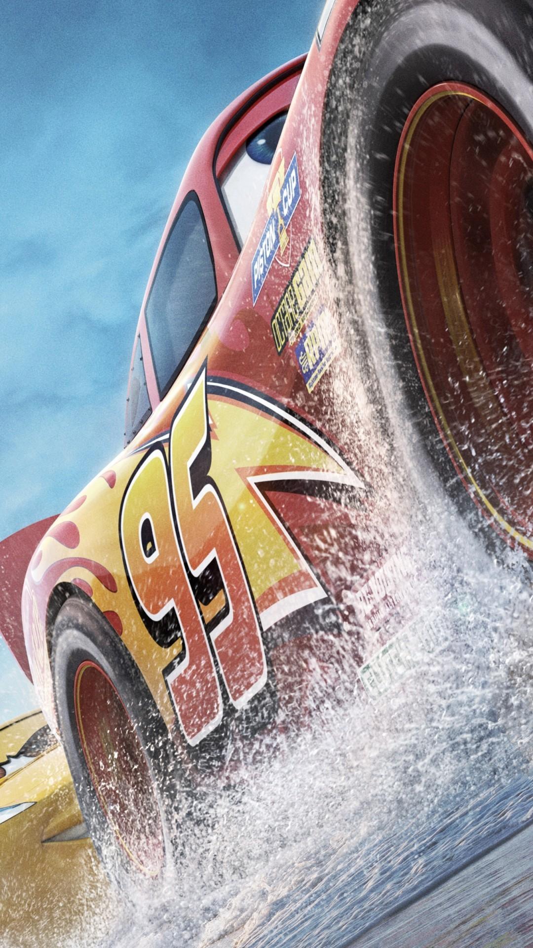 1080x1920 Lightning McQueen iPhone Wallpaper