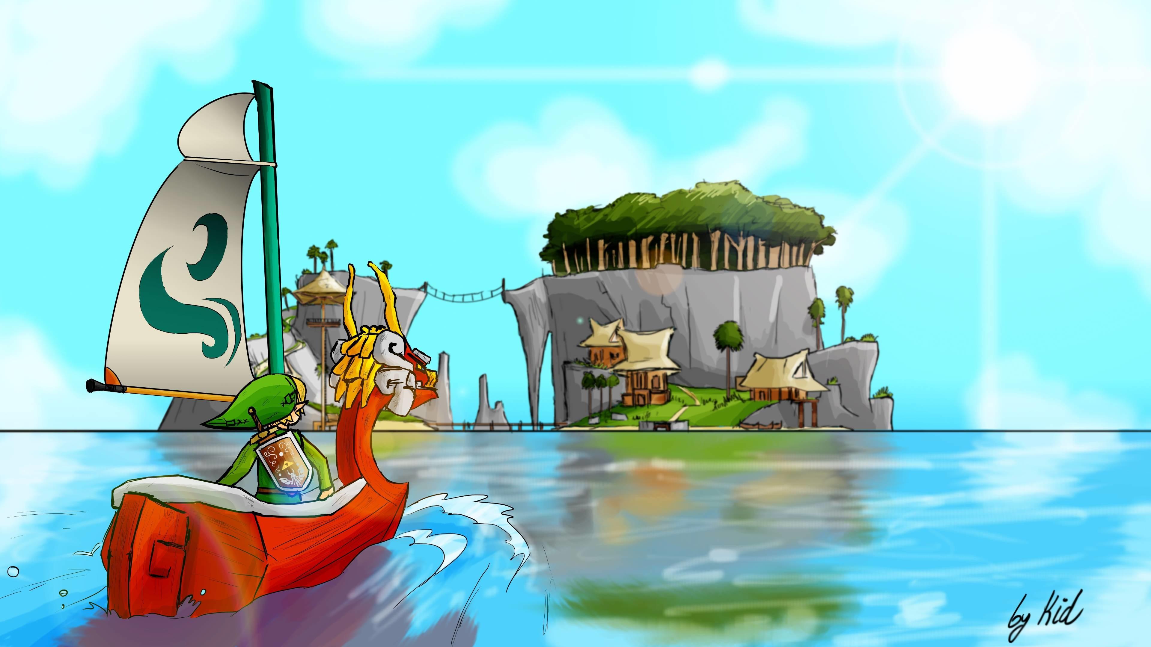 3840x2160 Wallpaper For > Zelda Wind Waker Wallpaper Data Src Waker Wallpaper HD