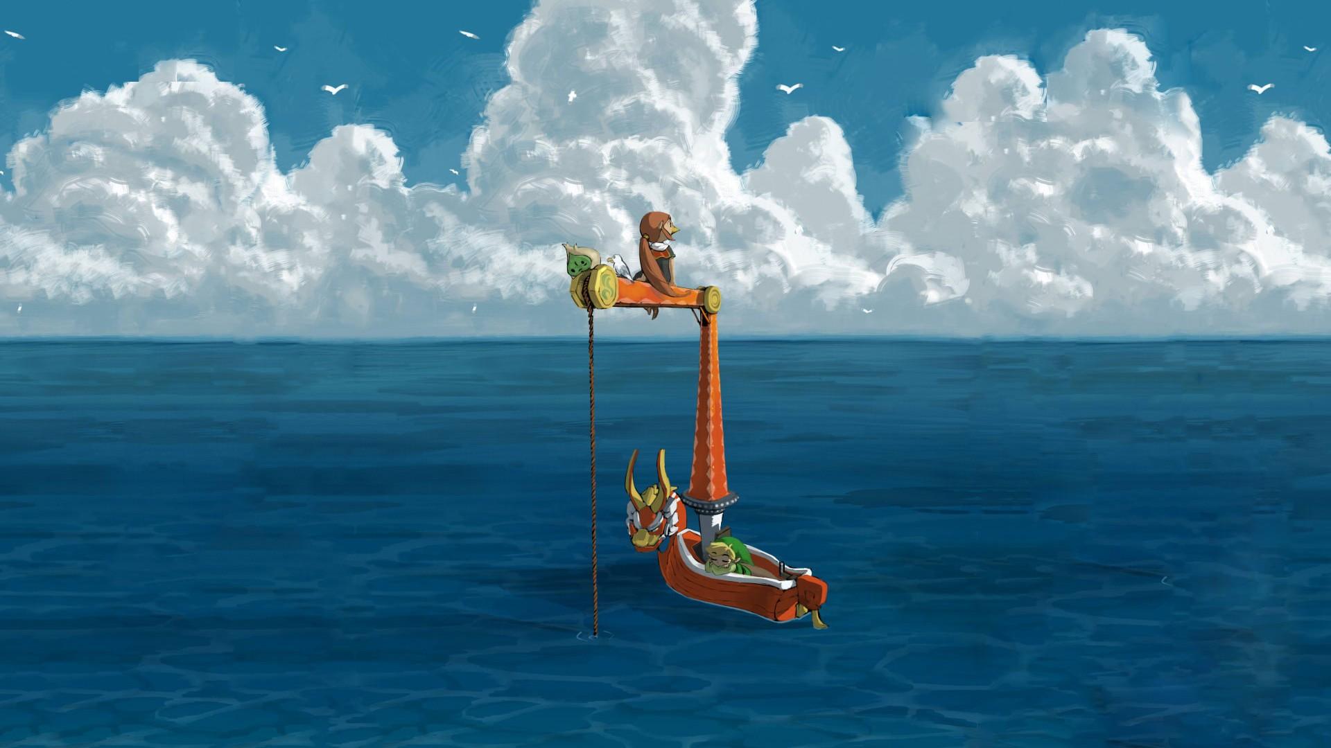 1920x1080 #video games, #Link, #The Legend of Zelda: Wind Waker, #The Legend of Zelda, wallpaper. Mocah HD Wallpaper