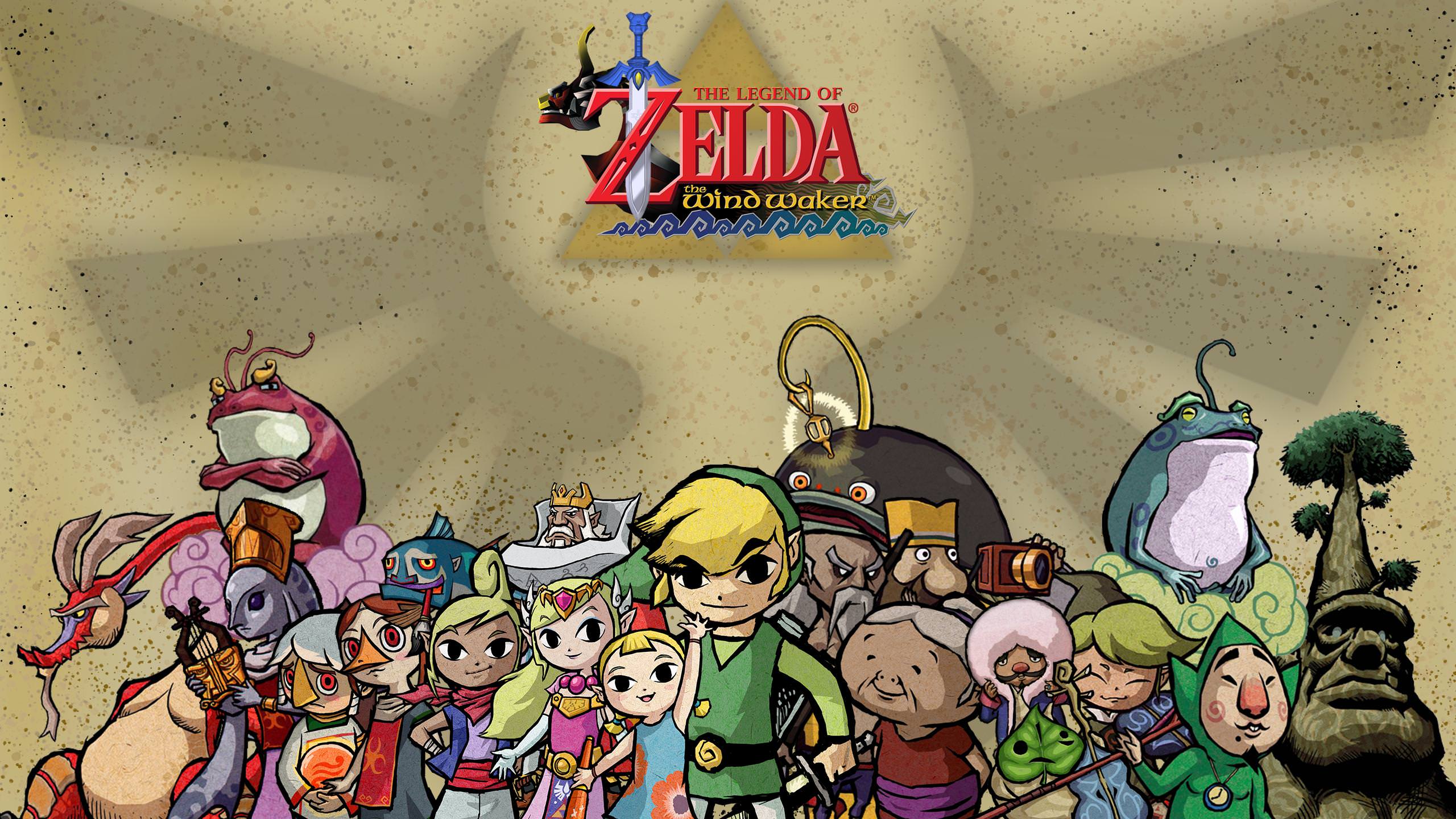 2560x1440 I made this Wind Waker wallpaper last night, let me know what you think! [2560x1440]: zelda
