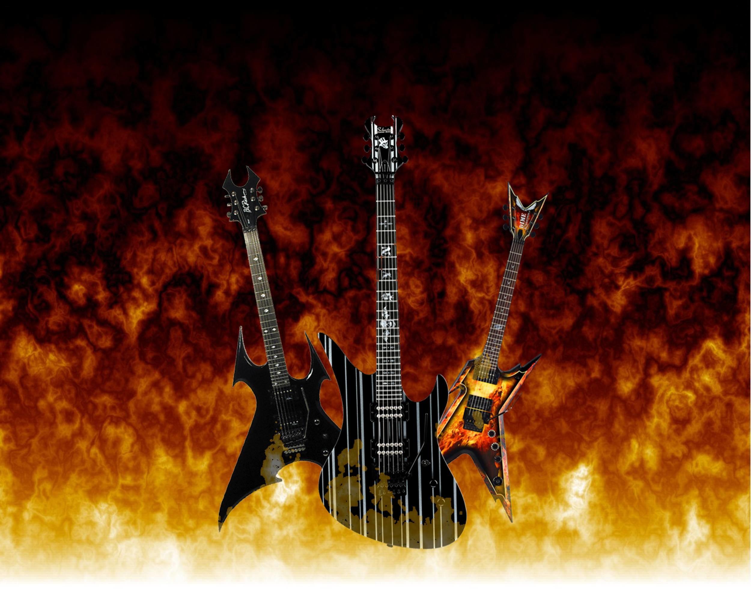 2500x2000 Metal Guitar Wallpaper