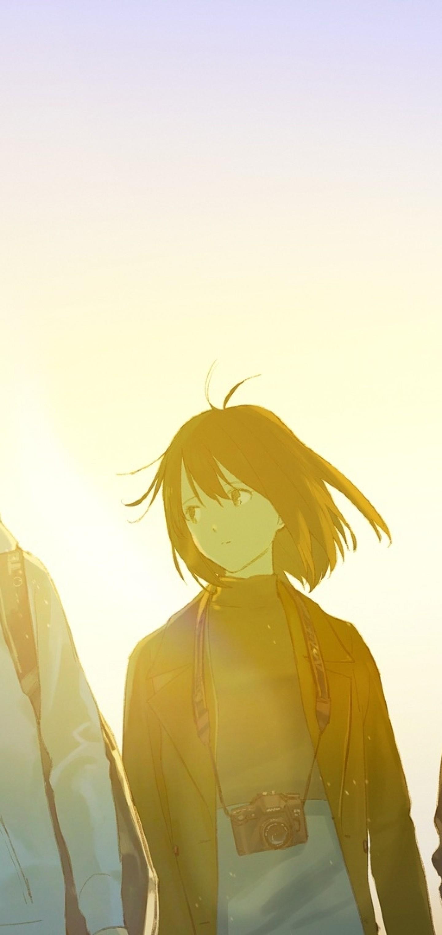 1440x3040 Download 1440x3040 Anime Friends, Sunlight, Girls And Boys Wallpaper for Samsung Galaxy Note Plus & S10 Plus