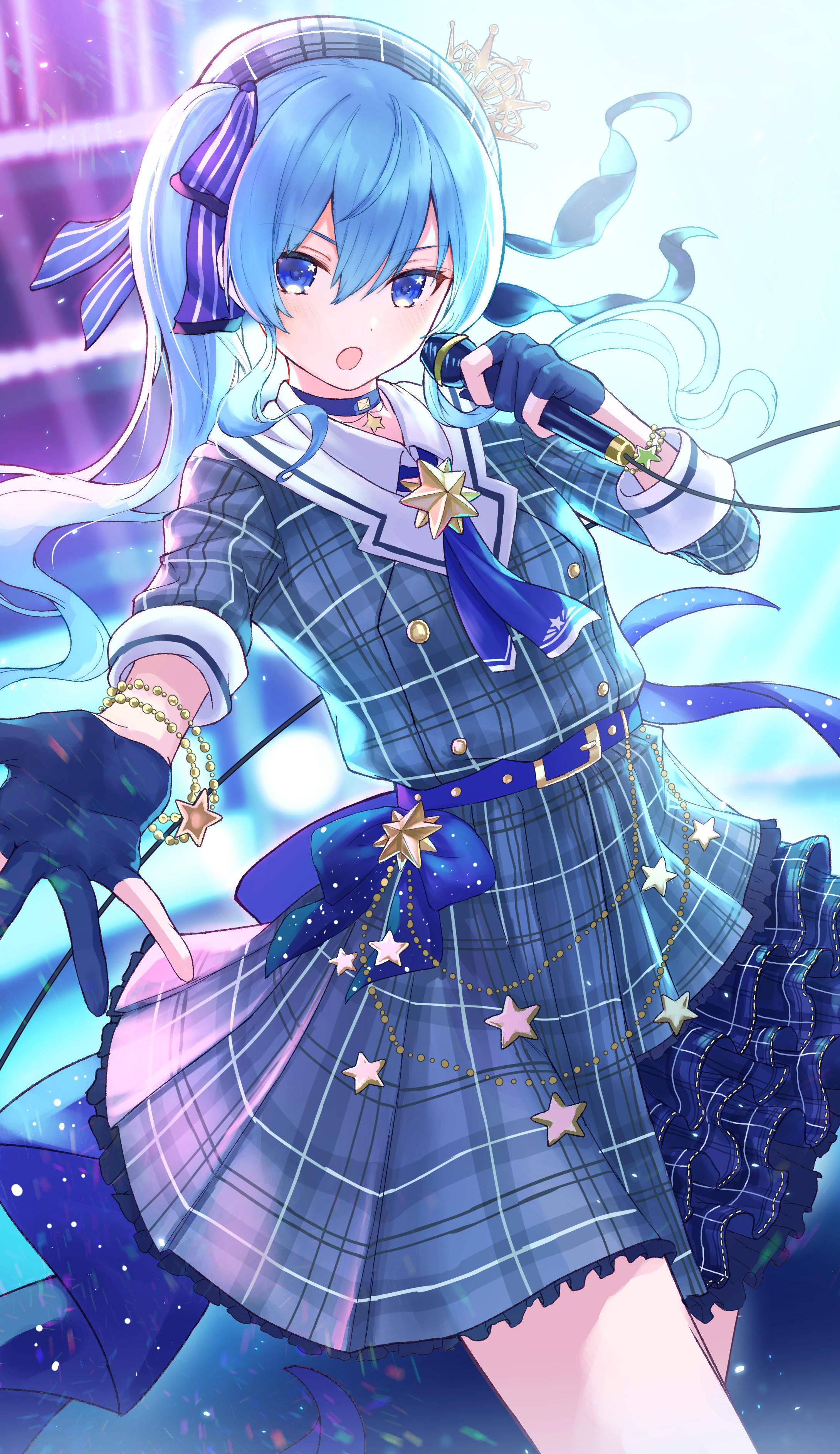 2180x3770 gore (white gore) hololive hoshimachi suisei dress