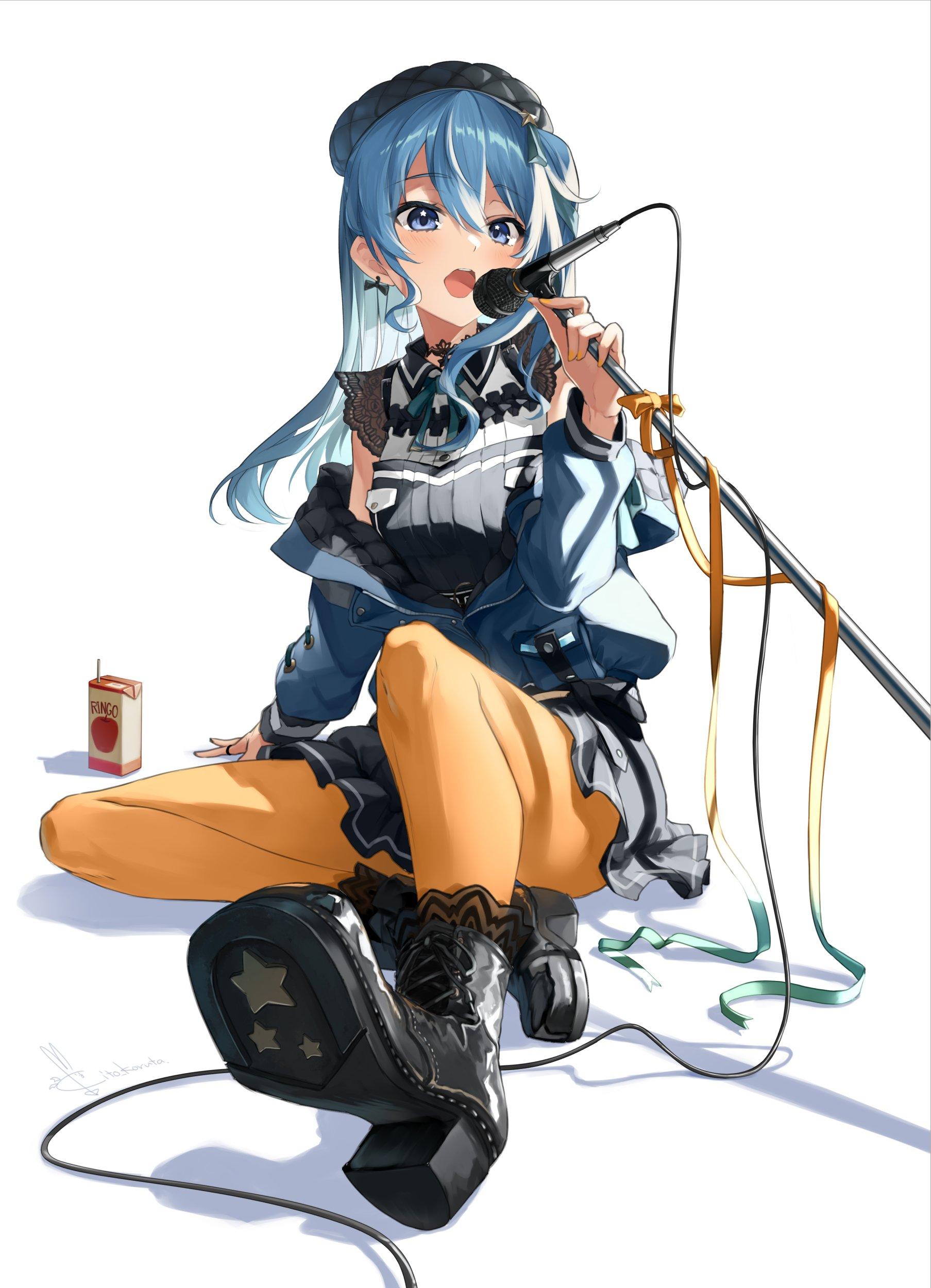 1807x2500 Hoshimachi Suisei Channel Wallpaper Anime Image Board