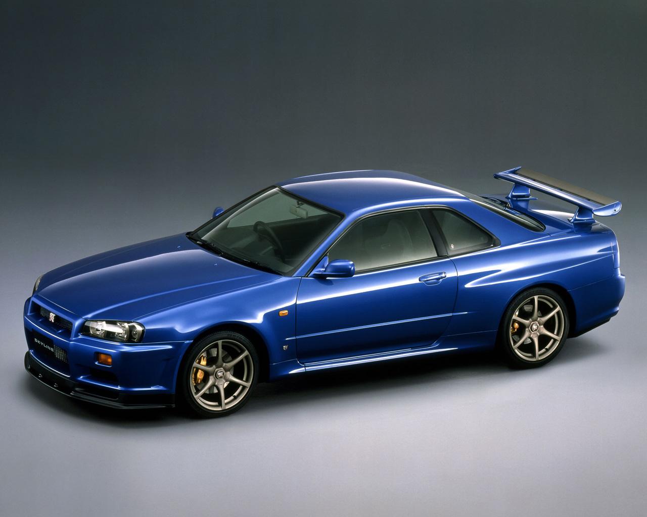 1280x1024 R34 Nissan Skyline GTR 1280x1024 Wallpaper / Desktop Background Picture