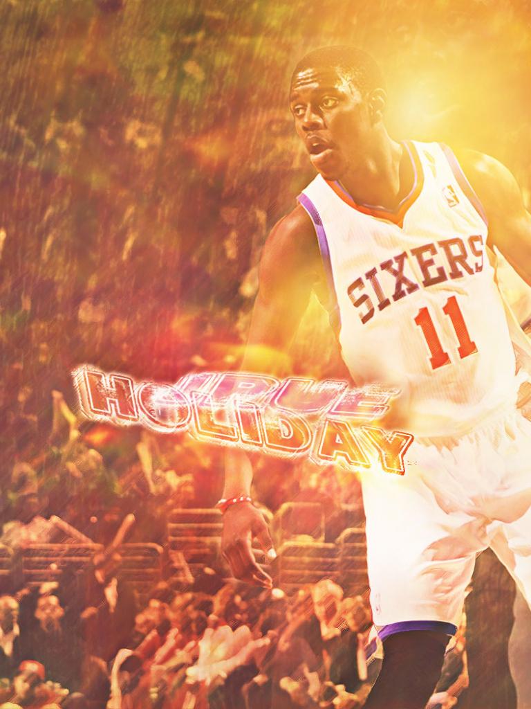 768x1024 Free download Jrue Holiday 76ers 16801050 Wallpaper Basketball Wallpaper at [1680x1050] for your Desktop, Mobile & Tablet. Explore Jrue Holiday Wallpaper. Jrue Holiday Wallpaper, Holiday Background, Holiday Wallpaper