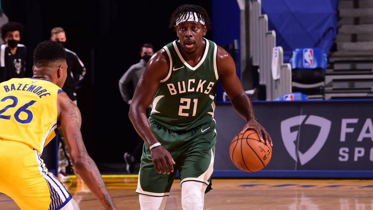 1200x675 Bucks vs. Mavericks NBA Odds & Picks: Target Jrue Holiday Prop With Questionable Giannis & Luka (April 8)