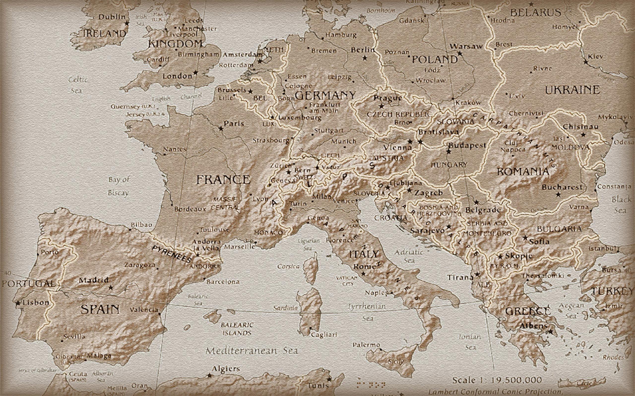 2560x1600 px Europe map High Quality Wallpaper, High Definition Wallpaper