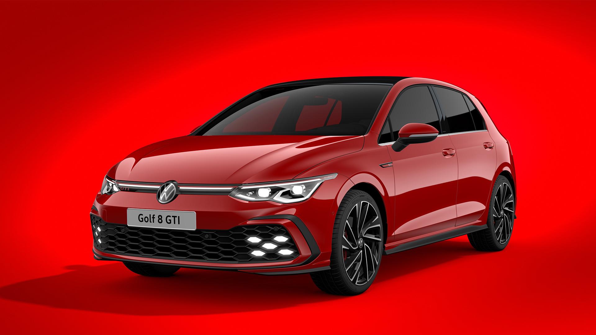 1920x1080 Volkswagen Golf 8 GTI rendering Photo Gallery