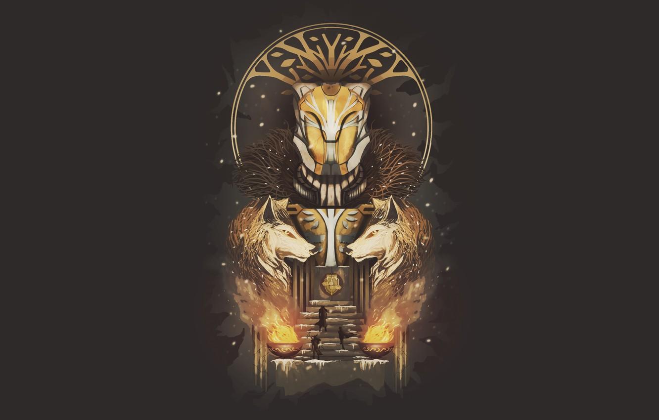 1332x850 Wallpaper Art, Digital Art, Illustration, Destiny, Game Art, Syed Ali Qaiser, by Syed Ali Qaiser, Lord Saladin, Lord Saladin : Destiny image for desktop, section минимализм