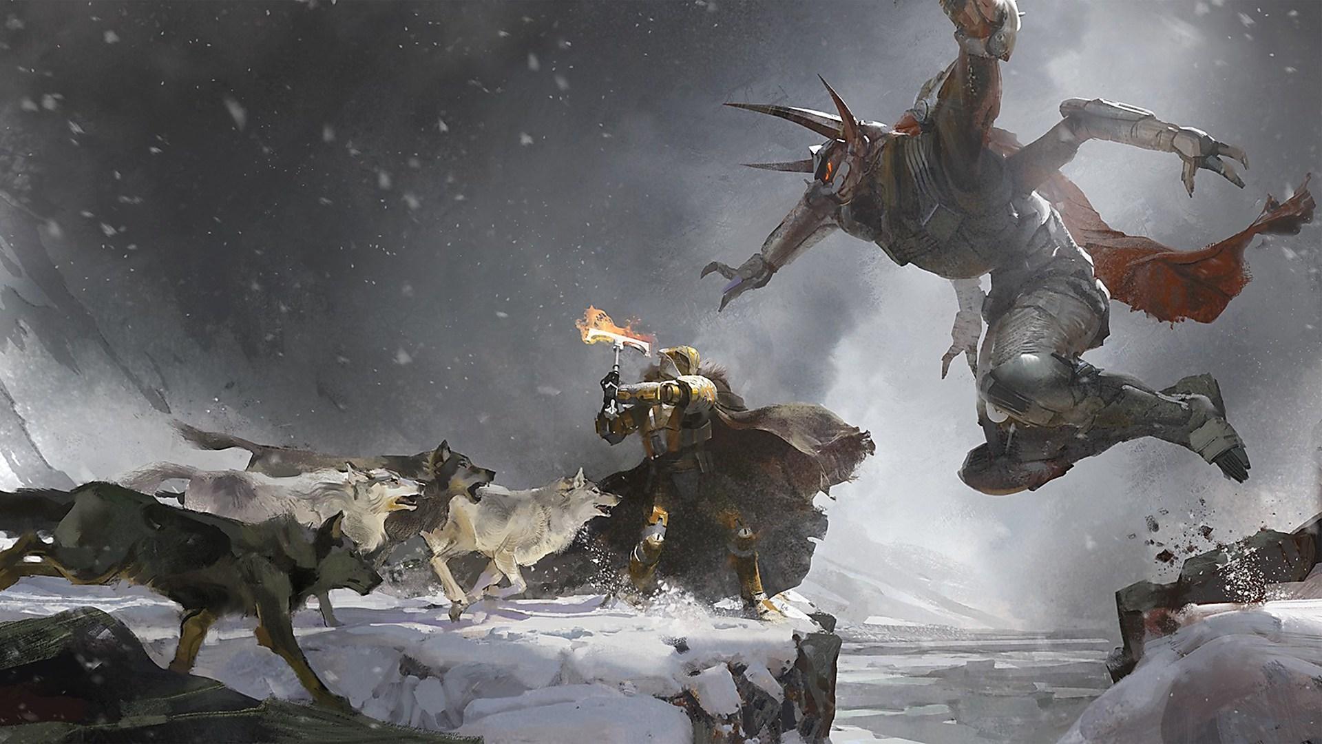 1920x1080 Artwork Saladin's Fury. Destiny. Bungie. Cook and Becker