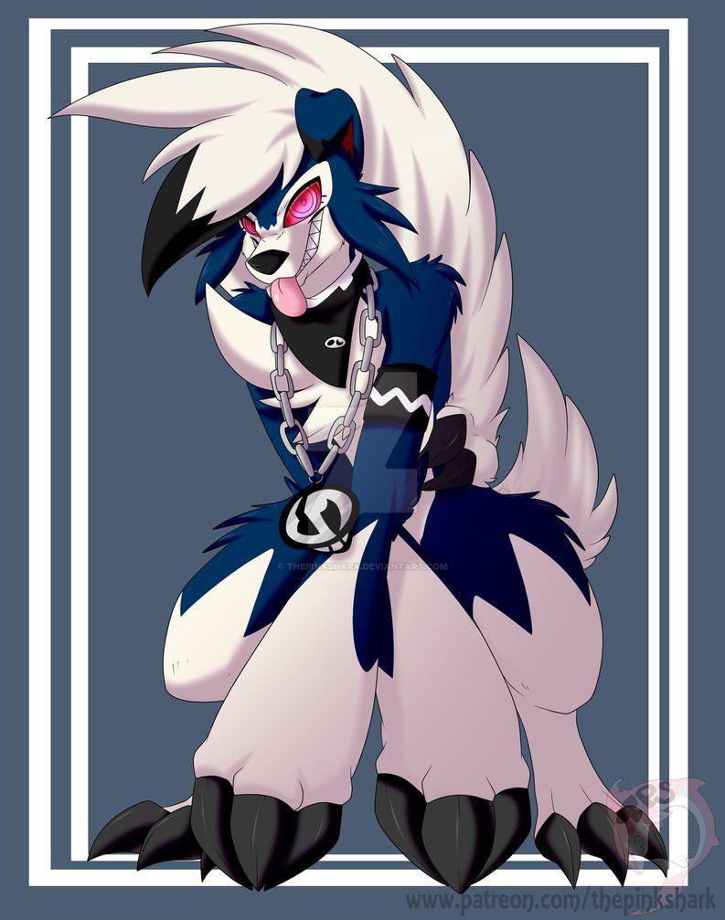 793x1007 Team Skull Shiny Lycanroc::PATREON REWARD