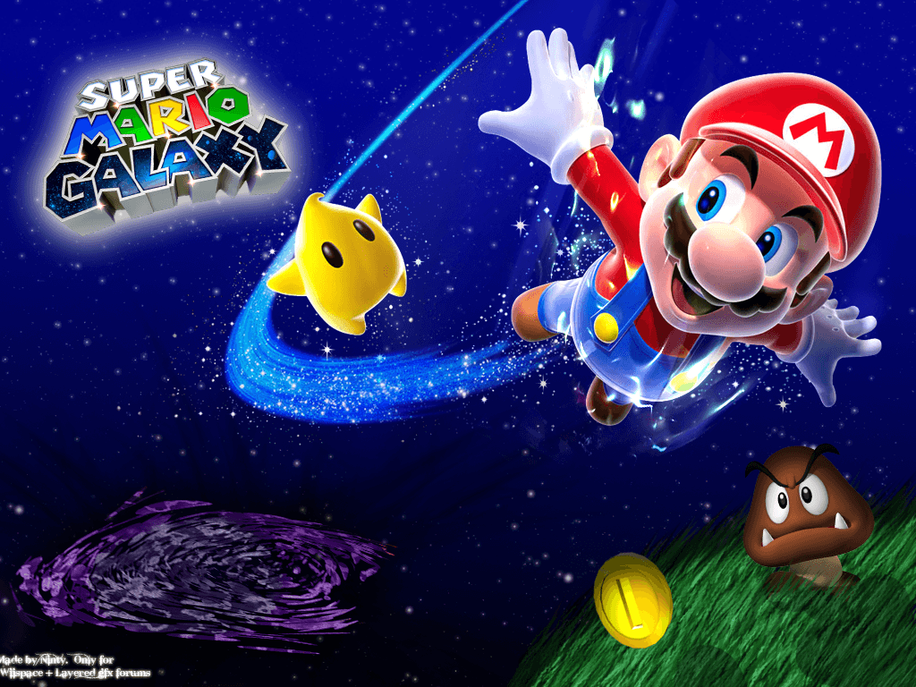 1024x768 Super Mario Galaxy HD Wallpaper and Background Image