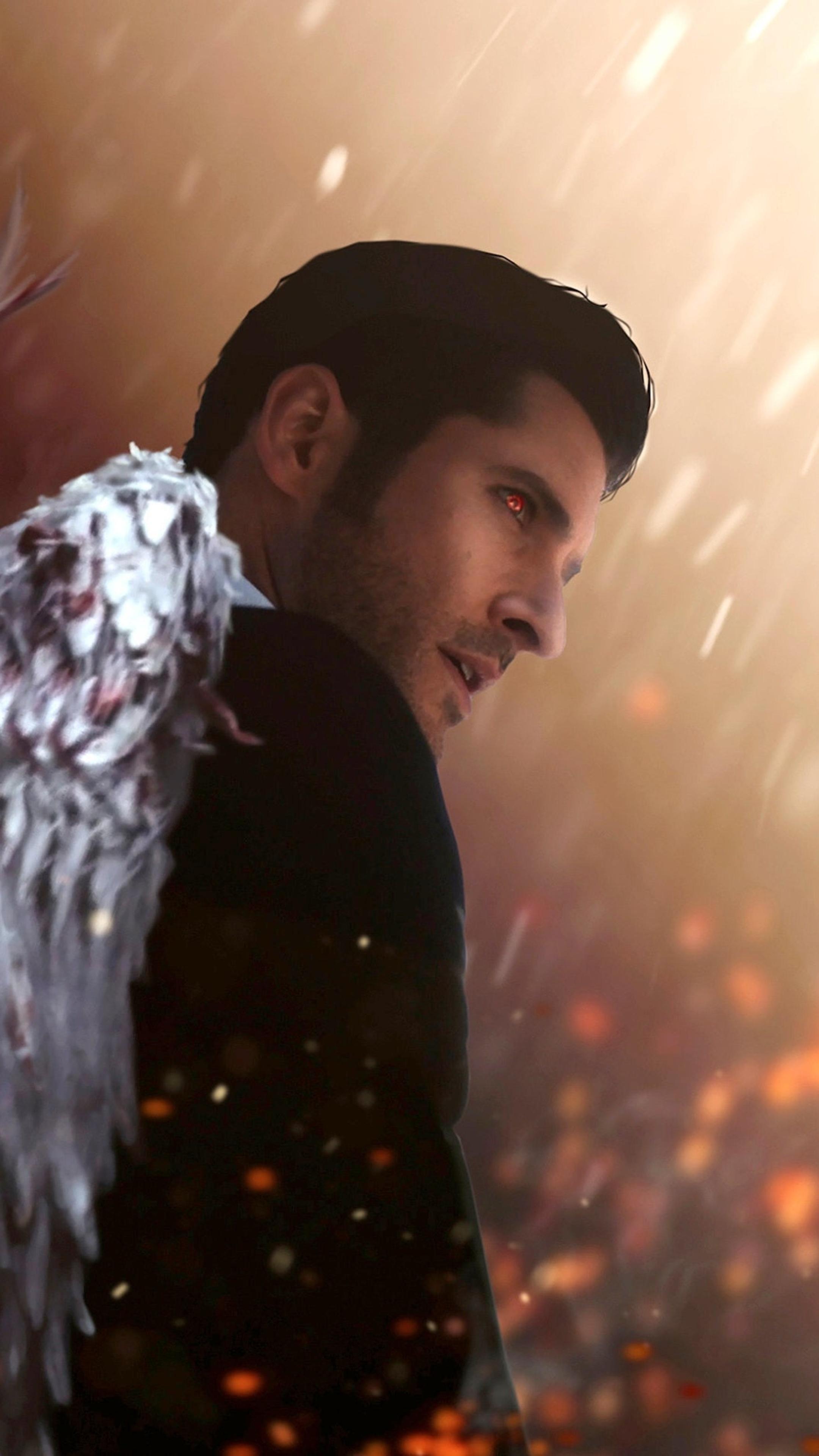 2160x3840 Lucifer Devil Wings Sony Xperia X, XZ, Z5 Premium HD 4k Wallpaper, Image, Background, Photo and Picture