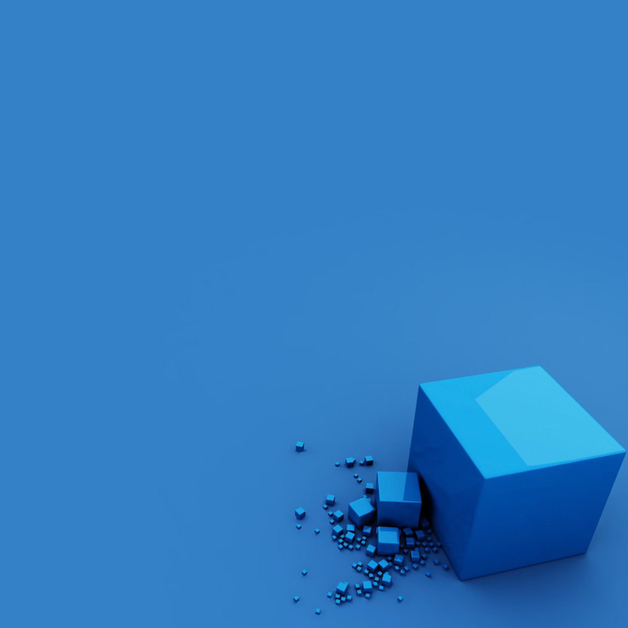 Синий минимализм. Синий кубик. Синие кубики фон. Фон с кубами. Куб Минимализм.
