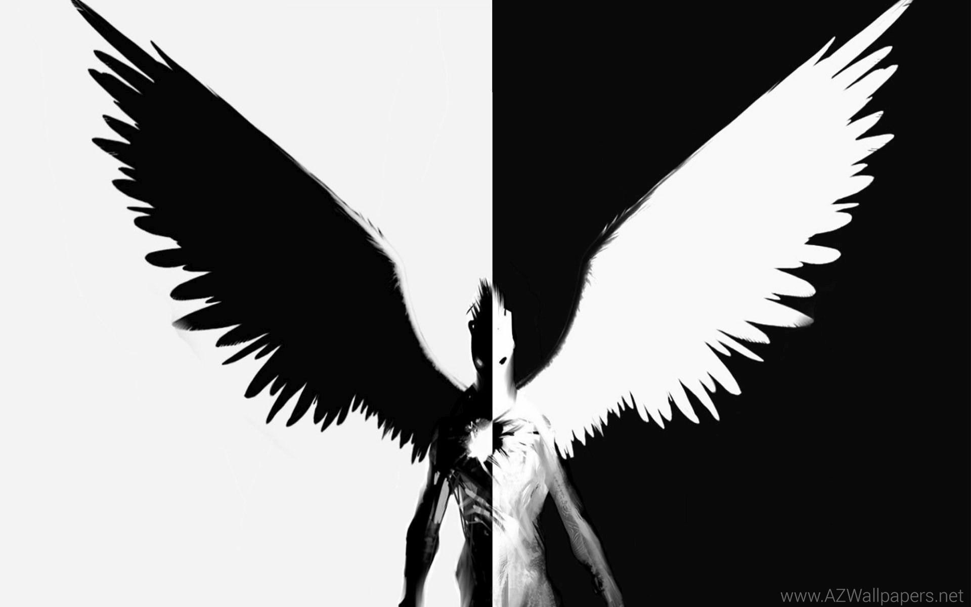 1920x1200 Angel and Demon