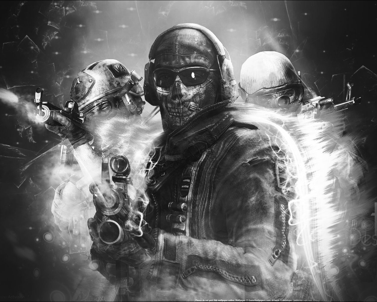 1280x1024 Free download DjZGFX Graphics Modern Warfare 2 Ghost Wallpaper HD [1920x1080] for your Desktop, Mobile & Tablet. Explore Mw2 Ghost Wallpaper. Mw2 Wallpaper, Ghost Wallpaper, Cod Wallpaper for Desktop