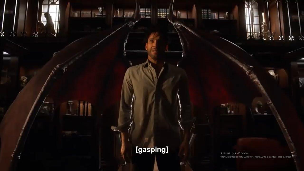 1280x720 Lucifer with his Devil Wings Season 4 Episode 7