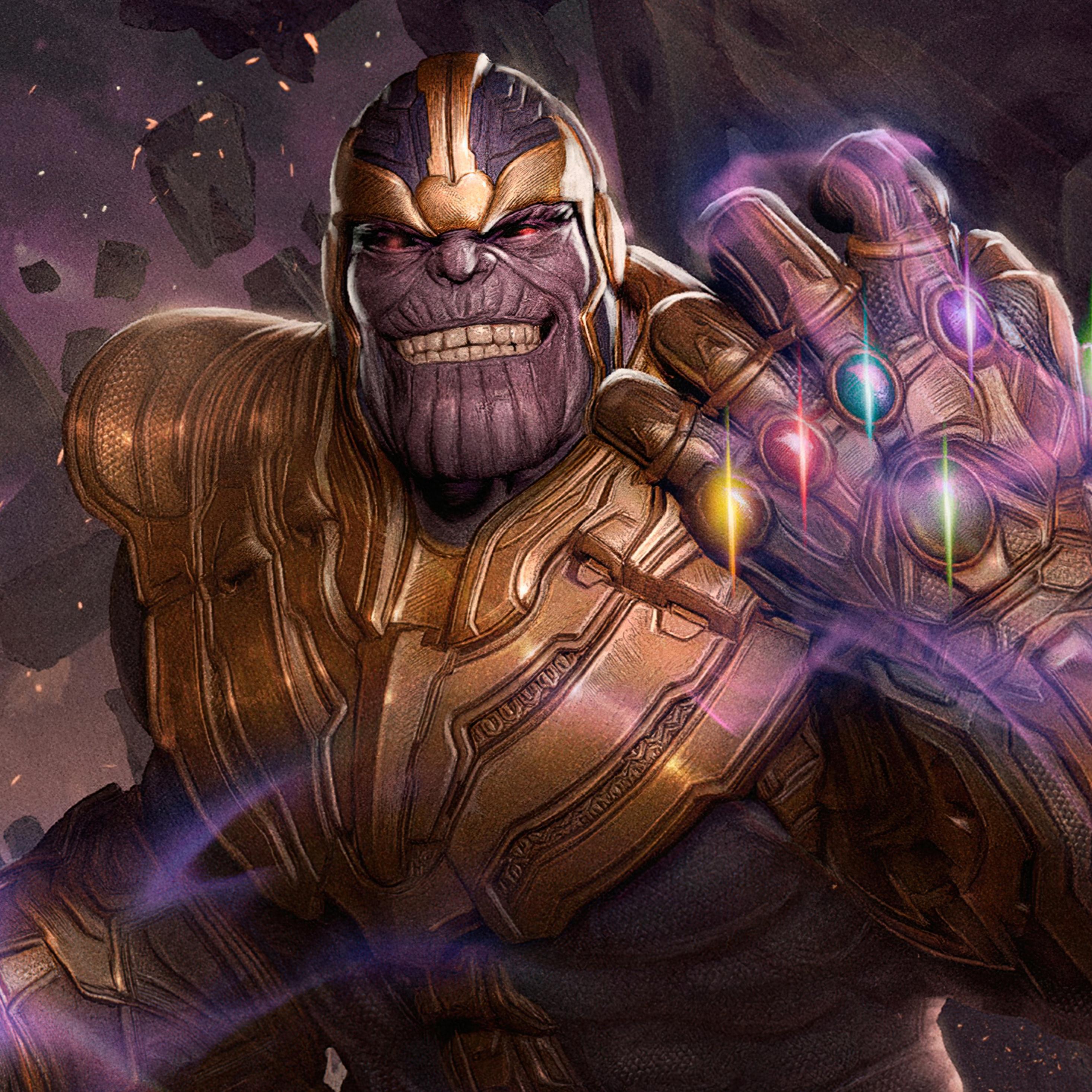 2932x2932 Thanos God Of Death 4k iPad Pro Retina Display HD 4k Wallpaper, Image, Background, Photo and Picture