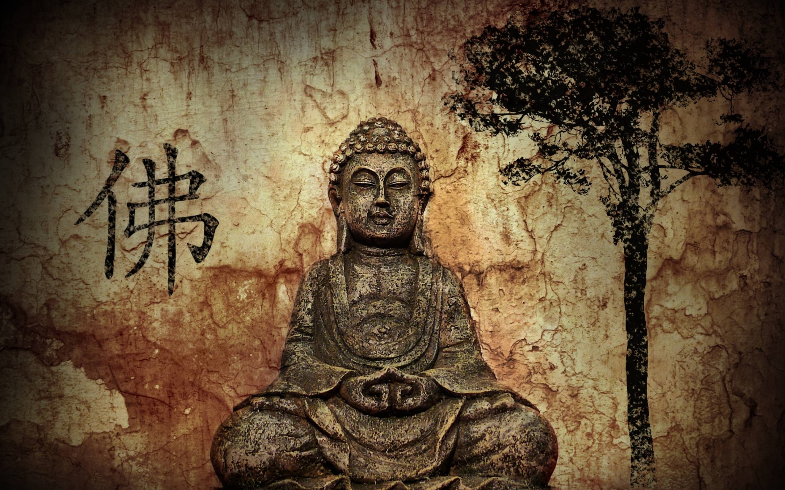 2560x1600 Buddha HD Wallpaper