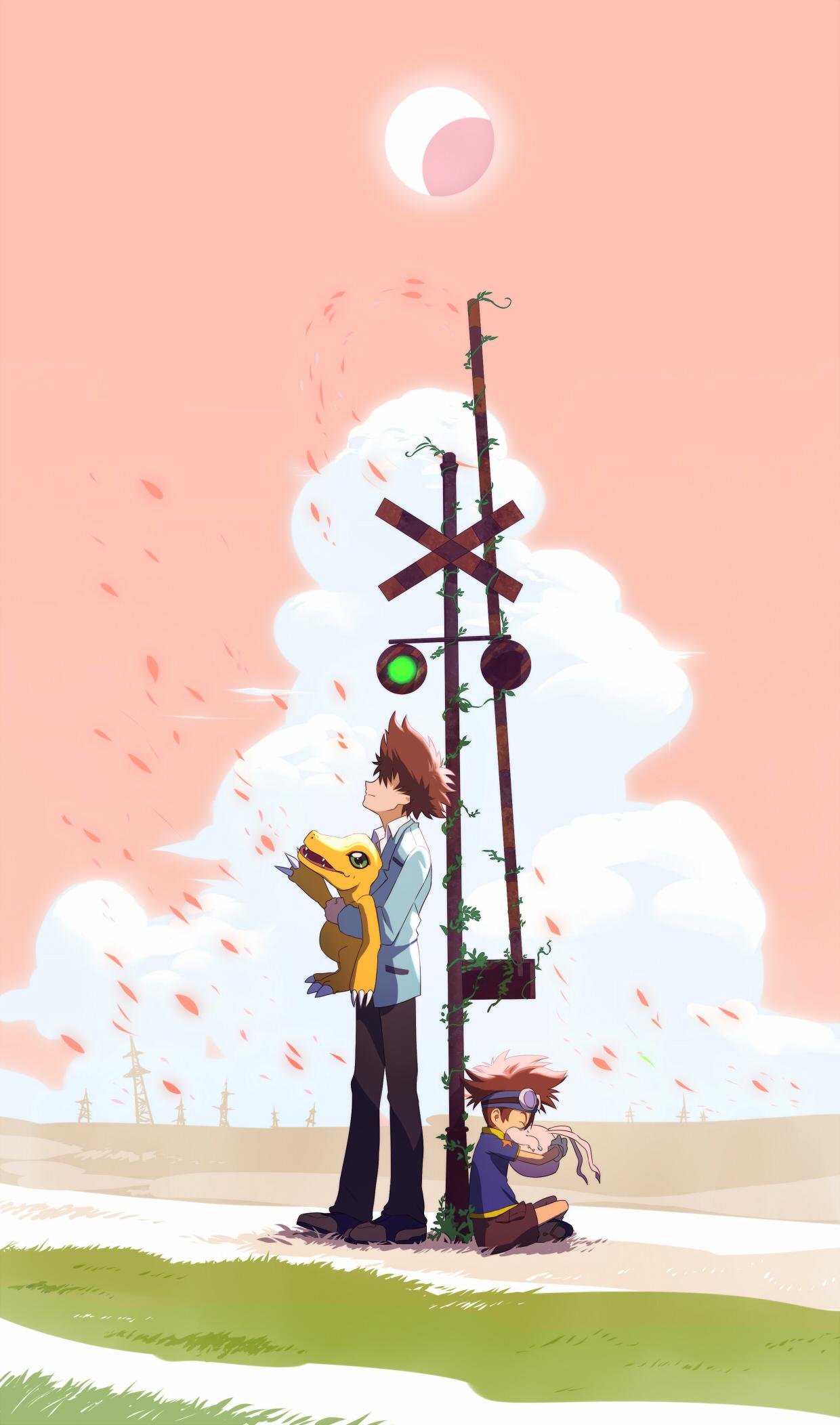 1240x2104 Agumon, Mobile Wallpaper Anime Image Board