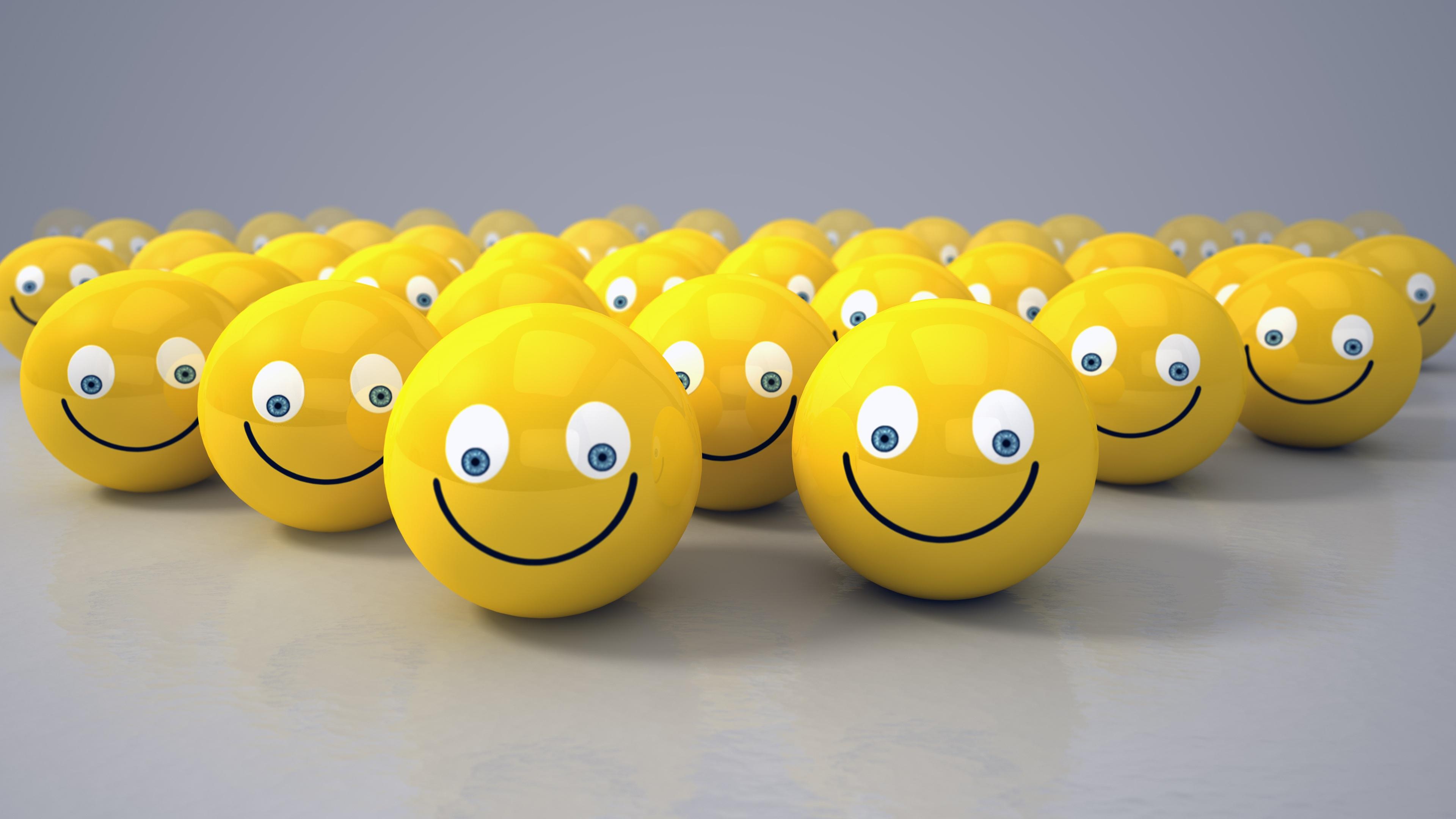 3840x2160 Free download 3D Smiley 4K Wallpaper HD Wallpaper [3840x2160] for your Desktop, Mobile & Tablet. Explore Wallpaper HD Smiley Ball. Wallpaper HD Smiley Ball, Smiley Ball Wallpaper, HD Smiley Wallpaper