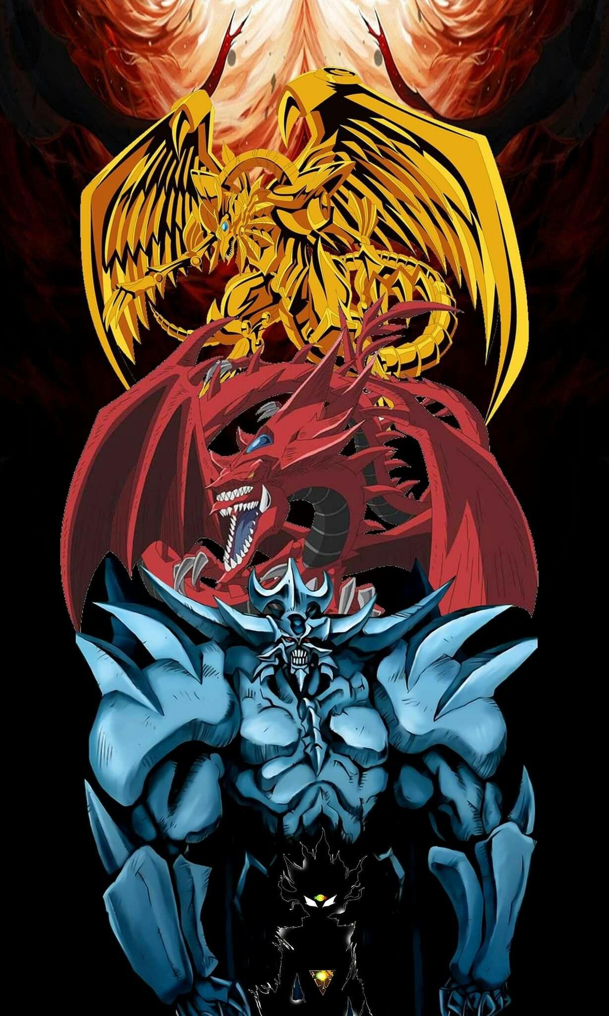 1229x2048 Egyptian god Cards [Wing Dragon of Ra] [Slider the sky Dragon] [Obelisk the Tormentor]. Yugioh dragons, Yugioh monsters, Yugioh art