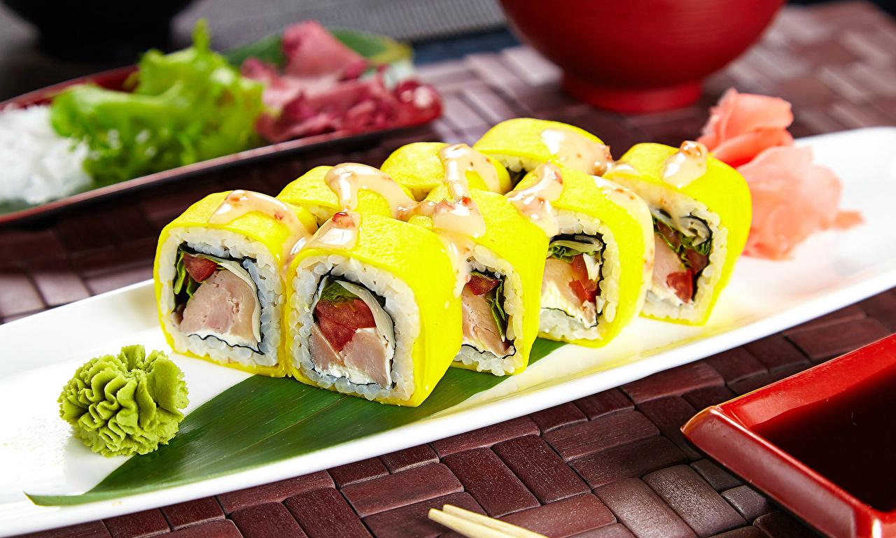 1280x769 Desktop Wallpaper Sushi Food Table appointments