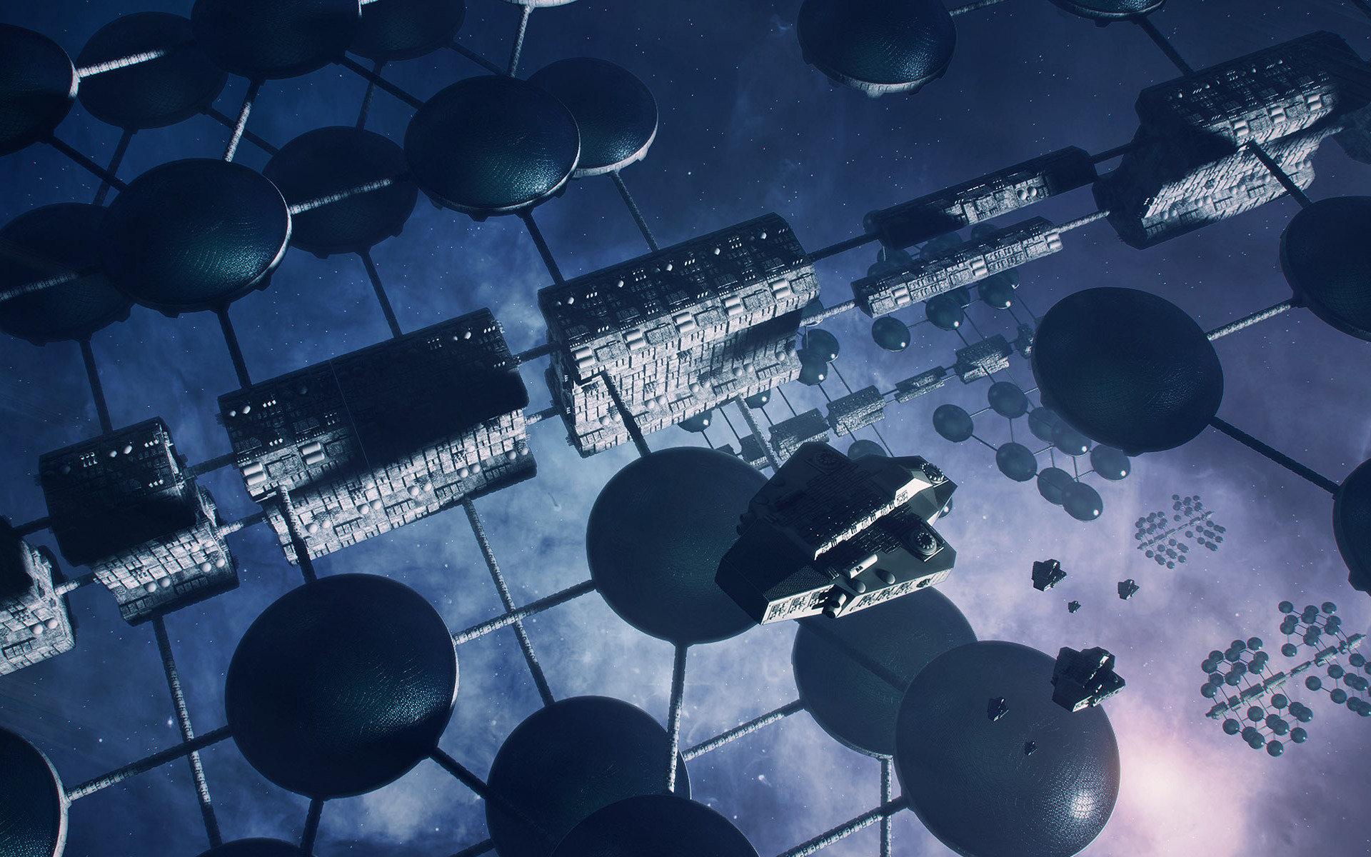 1920x1200 Space Station wallpaper HD for desktop background