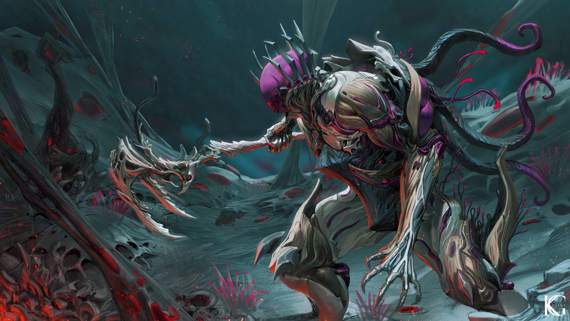 1920x1080 Nidus, Kevin Glint. Warframe art, Concept art, Art