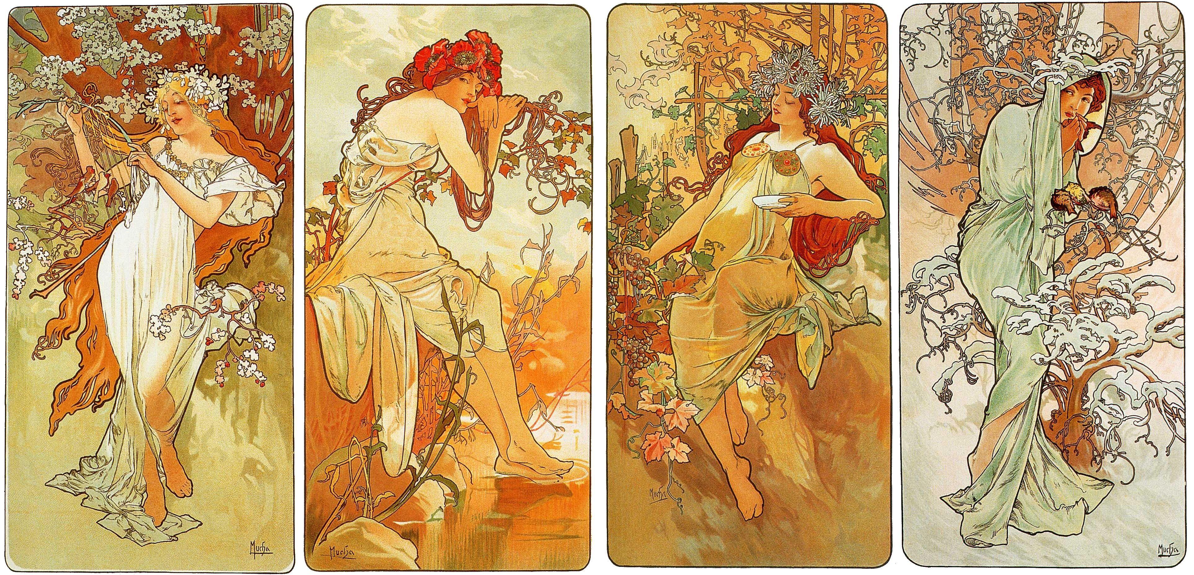 Alphonse Mucha Art Wallpapers Top Free Alphonse Mucha Art Backgrounds Wallpaperaccess