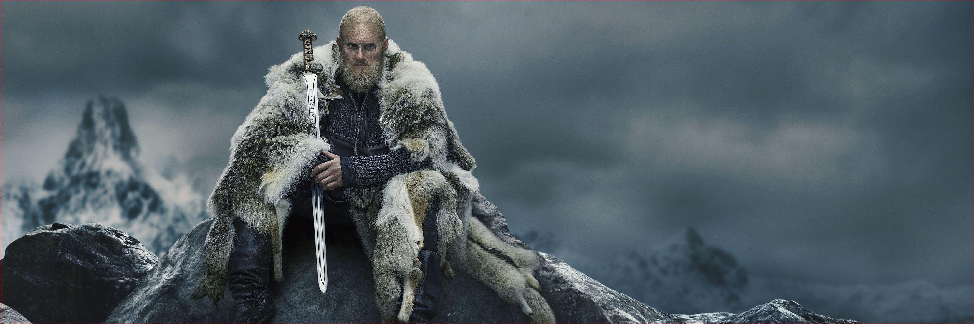 3307x1102 HD wallpaper: TV Show, Vikings, Bjorn