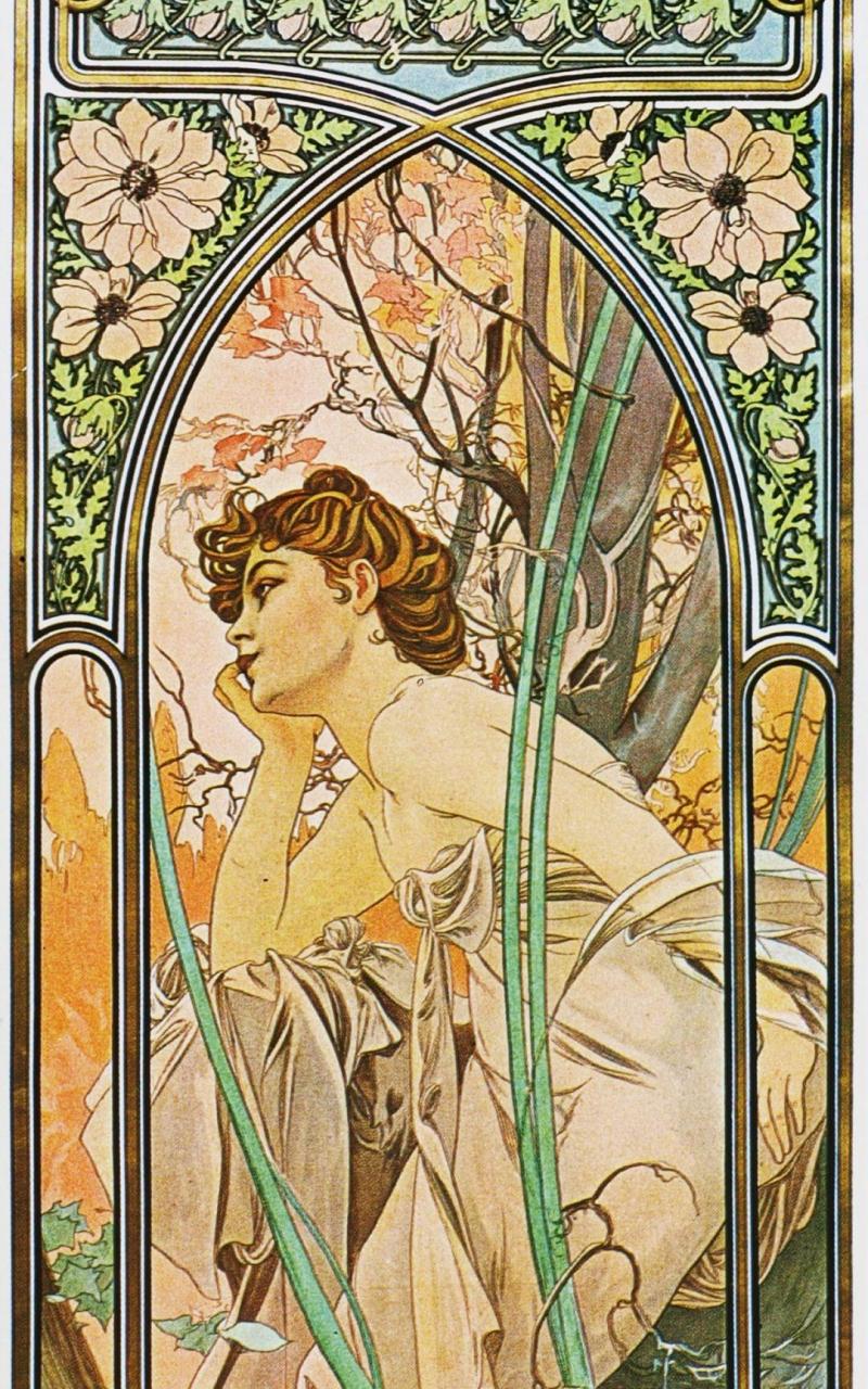 800x1280 Free download Alphonse Mucha Artwork Wallpaper Alphonse Mucha Wallpaper HD [1080x1920] for your Desktop, Mobile & Tablet. Explore Mucha Background. Mucha Wallpaper