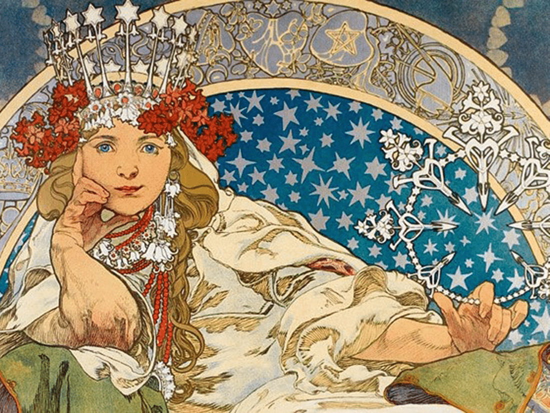 1100x825 Alphonse Mucha: Inspirations of Art Nouveau. National Czech & Slovak Museum & Library