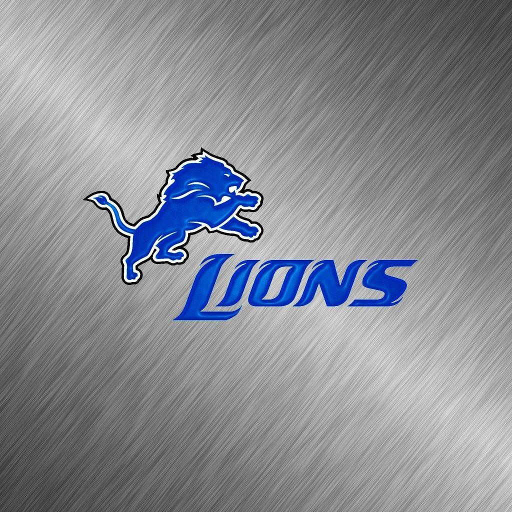 1024x1024 Free Detroit Lions White Ipad Phone Wallpaper