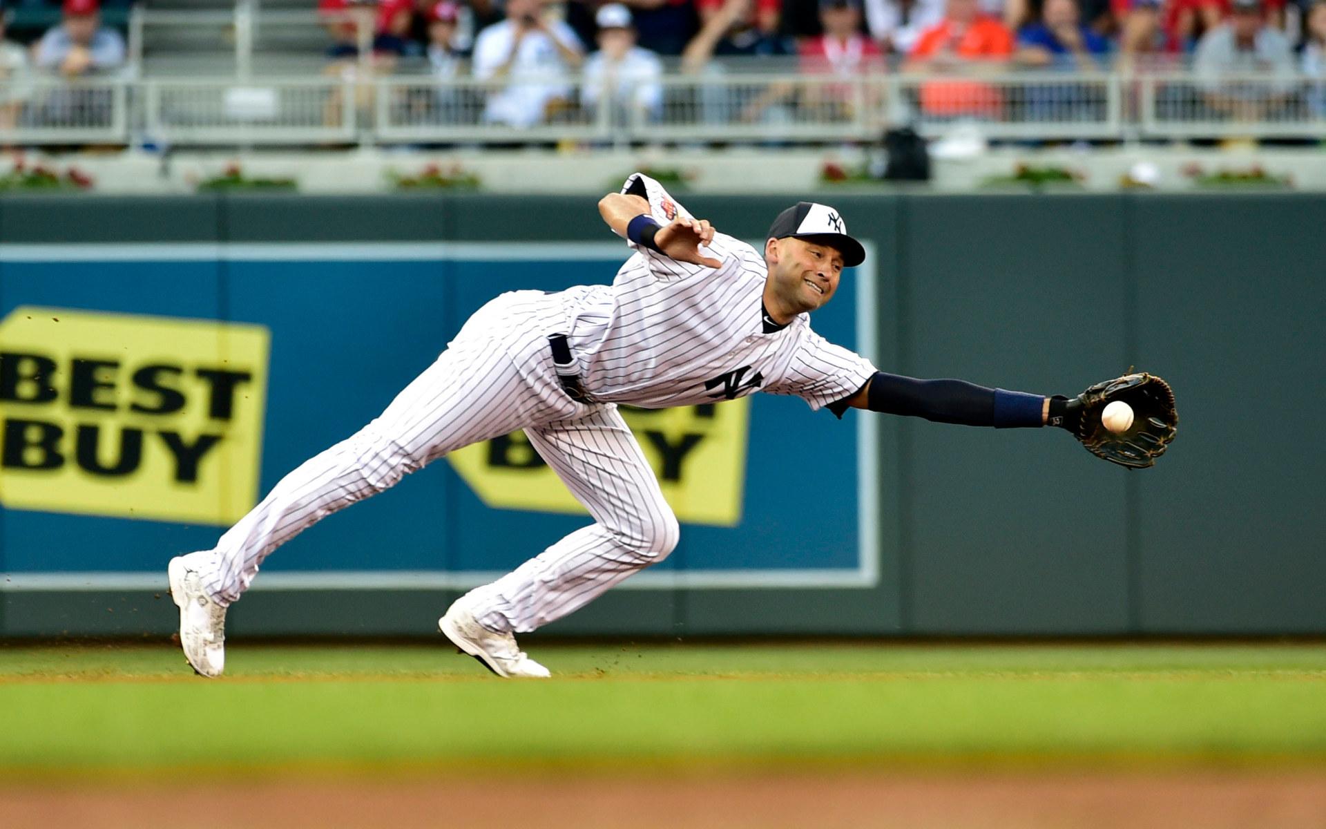 1920x1200 Derek Jeter wallpaper, MLB, New York Yankees, sport, white baseball jersey • Wallpaper For You HD Wallpaper For Desktop & Mobile