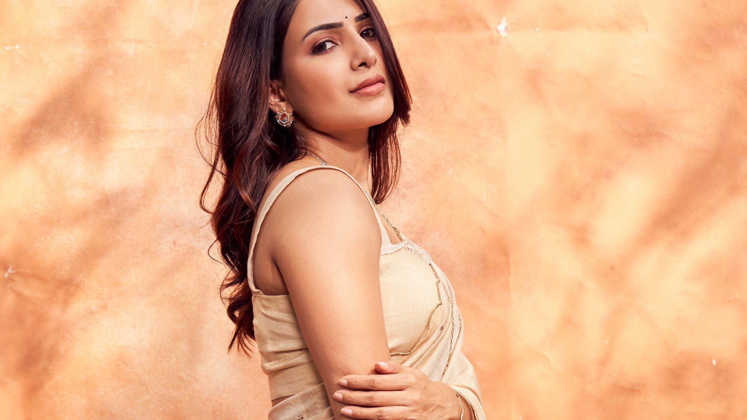 2560x1440 Samantha Wallpaper 4K, Telugu actress, Tamil actress, Indian actress, People