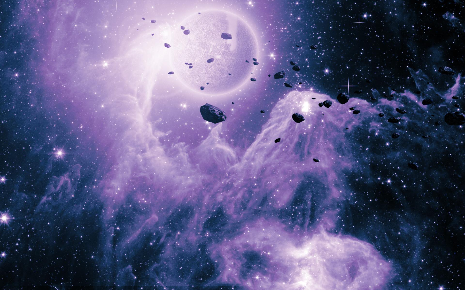 1920x1200 asteroids, Nebula, In, Space, Planets, Space Wallpaper HD / Desktop and Mobile Background