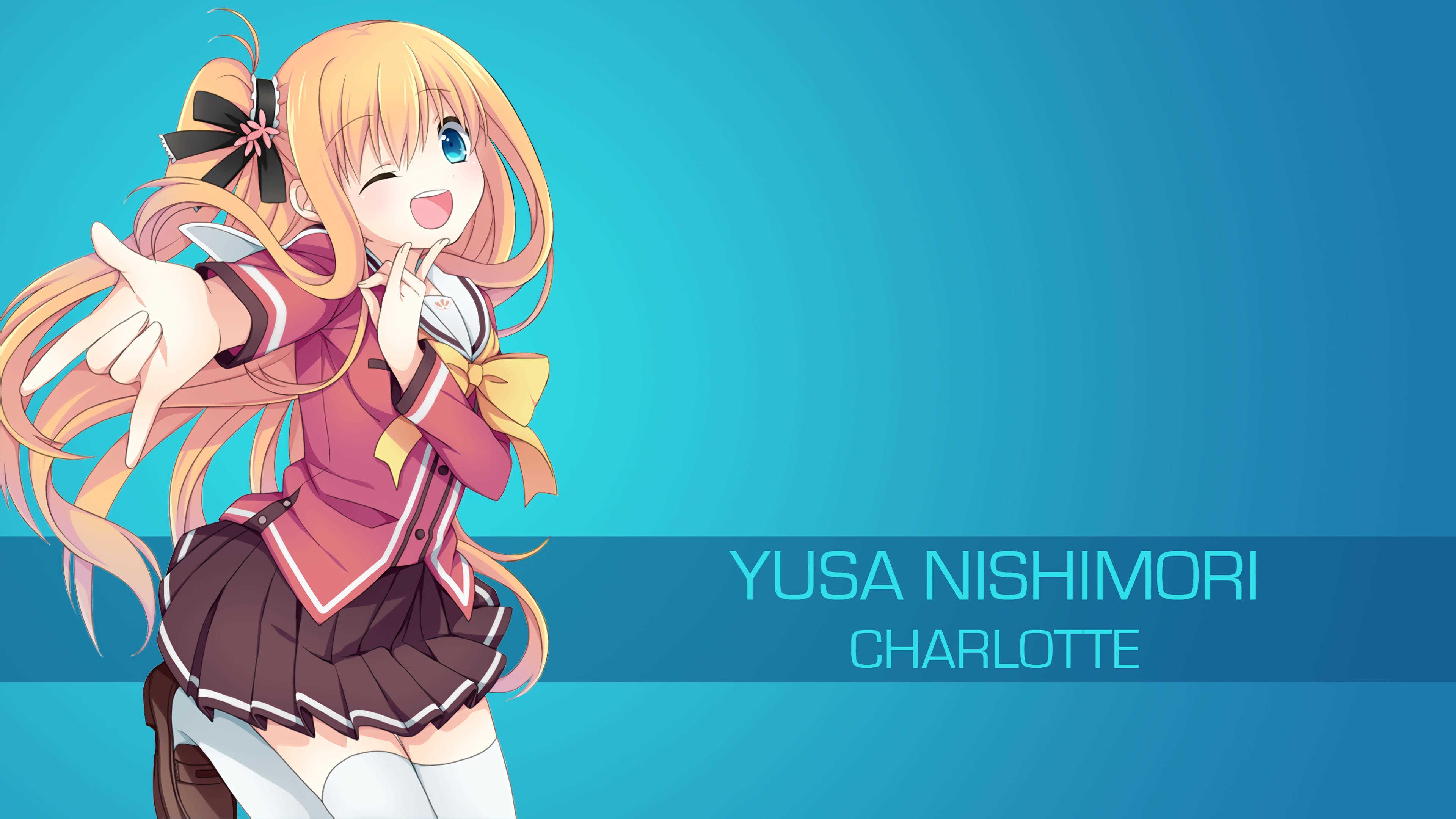 3840x2160 Yusa Nishimori Charlotte UHD 4K Wallpaper