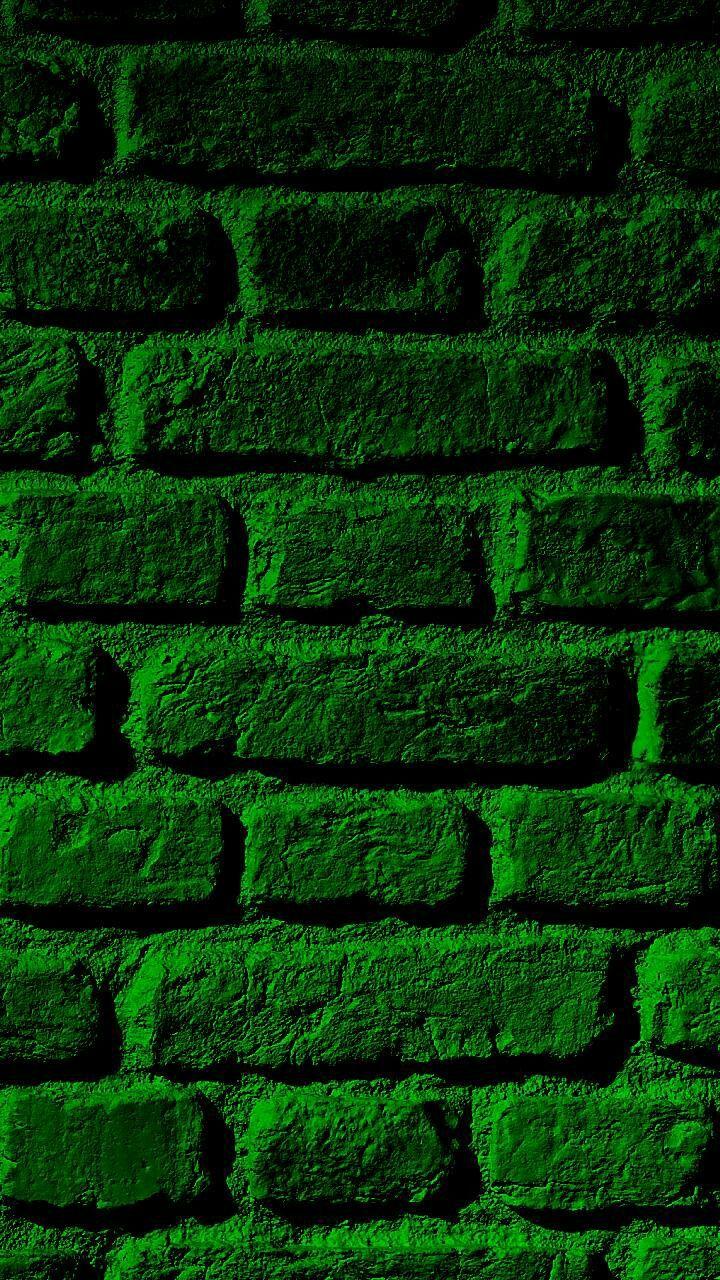720x1280 Light Green Brick Wallpaper