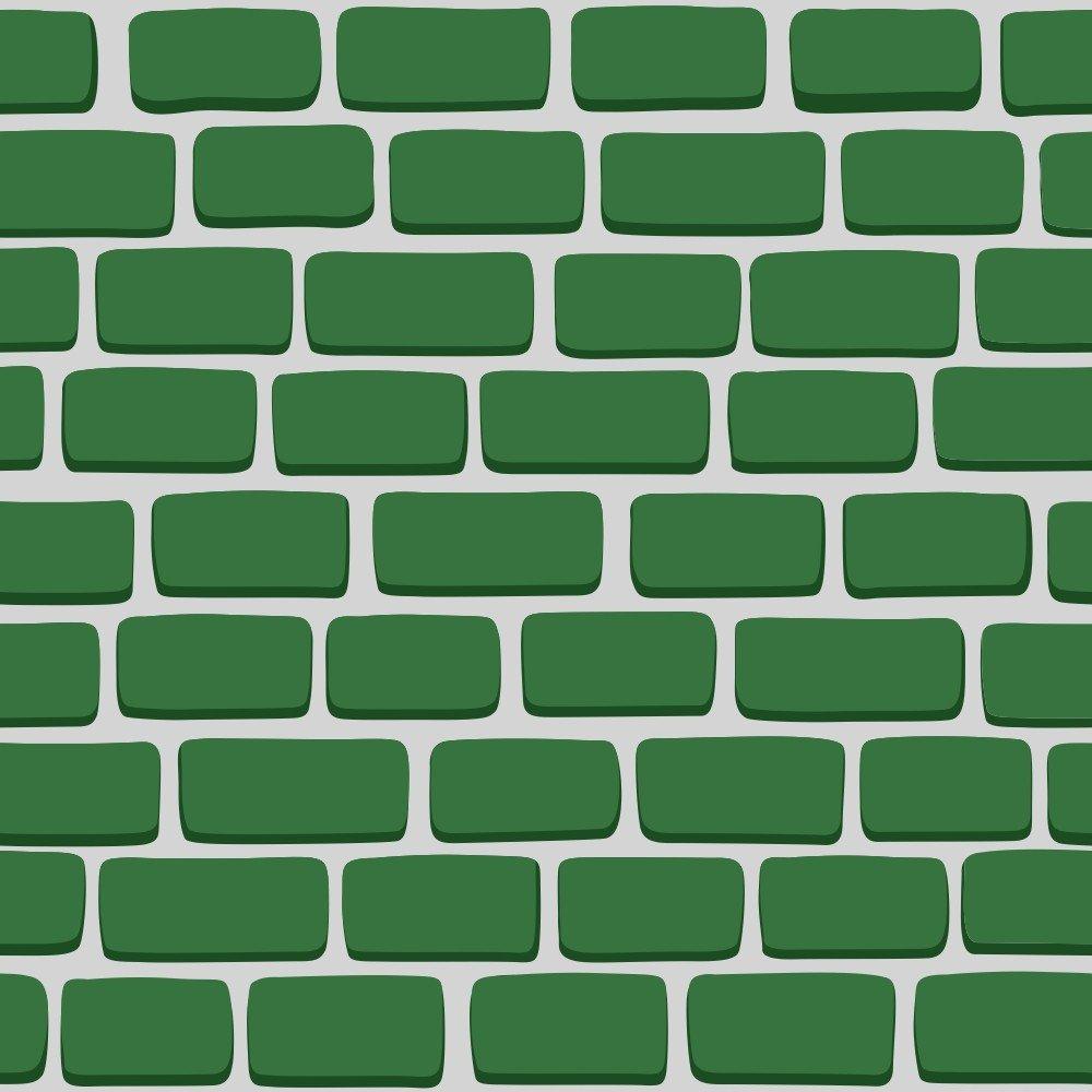 1000x1000 Green Brick Wallpaper discovered