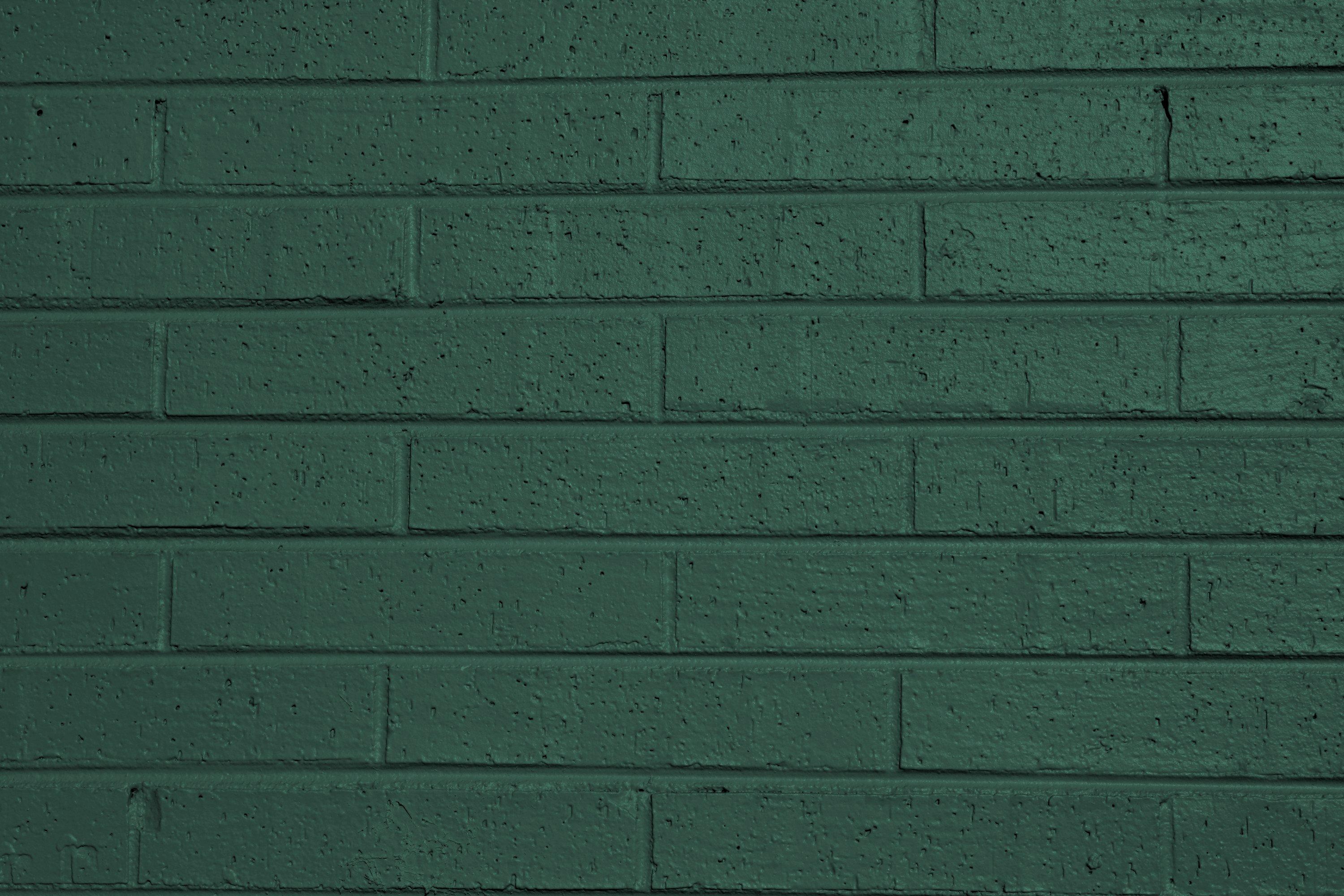 3000x2000 Green Brick Wall