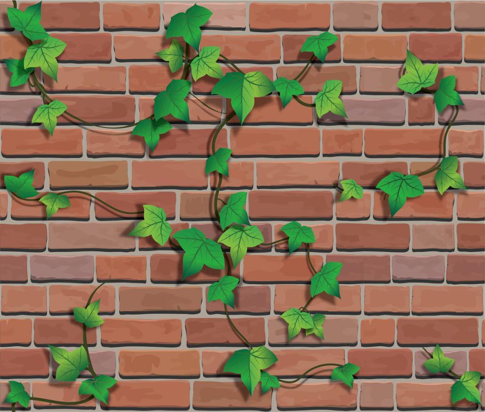 1000x850 3D Wallpaper For Living Room Bedroom Home Decor PVC Waterproof Self Adhesive Wall Sticker Green Plant Creeper Brick Wallpaper. Wallpaper