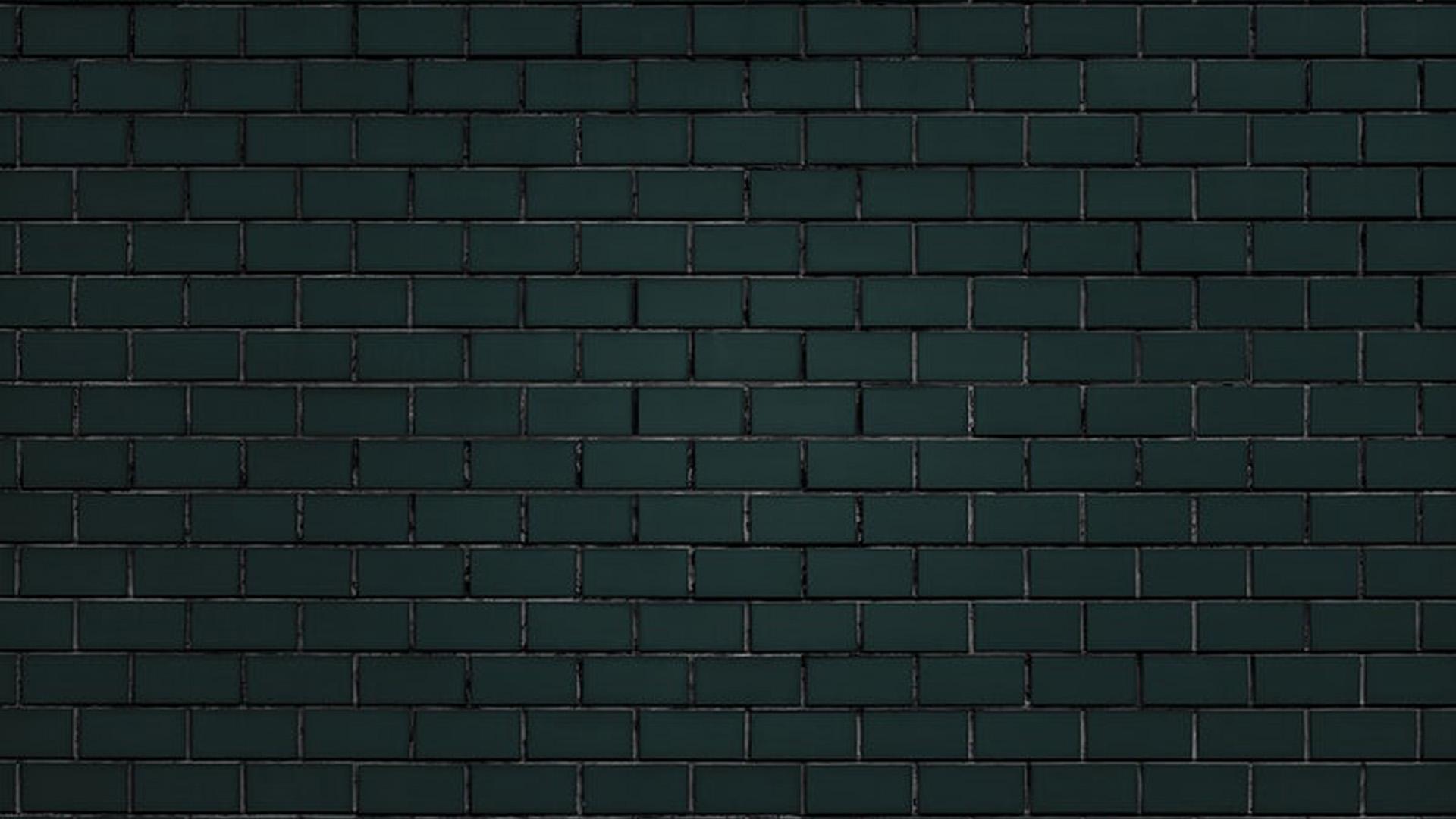 1920x1080 Green Brick Wall Background HD Brick Wallpaper