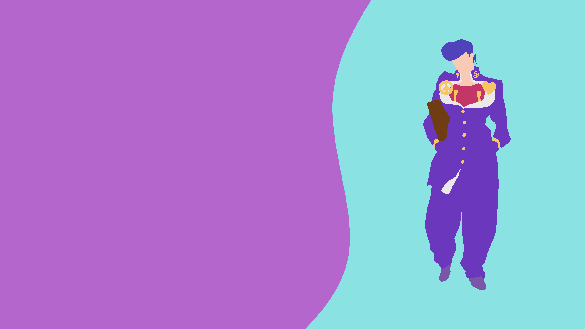 1920x1080 Minimalist Josuke 4 Wallpaper